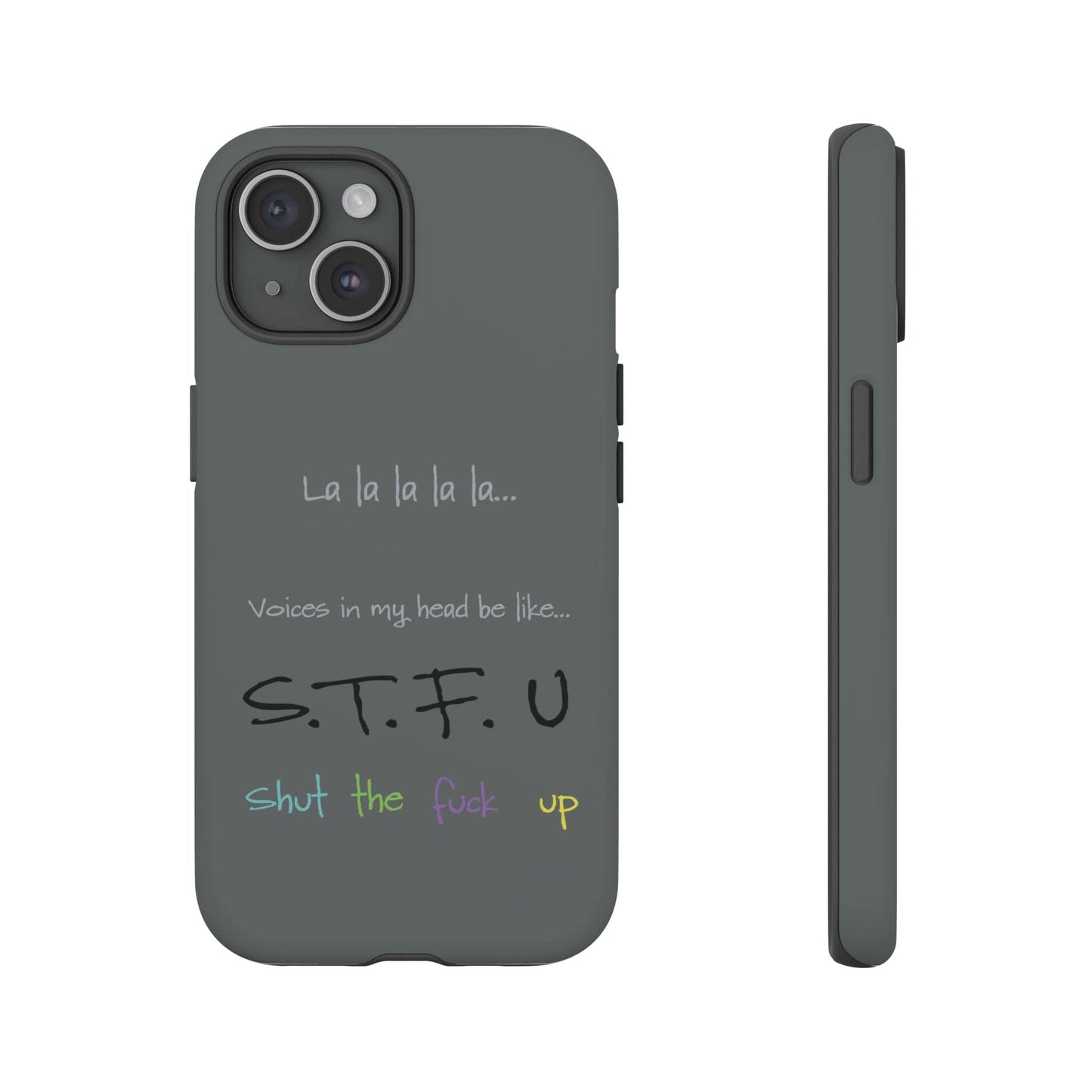 Printify Phone Case iPhone 15 / Matte Shut the F*ck Up iPhone Case – Bold, Funny & Built to Protect