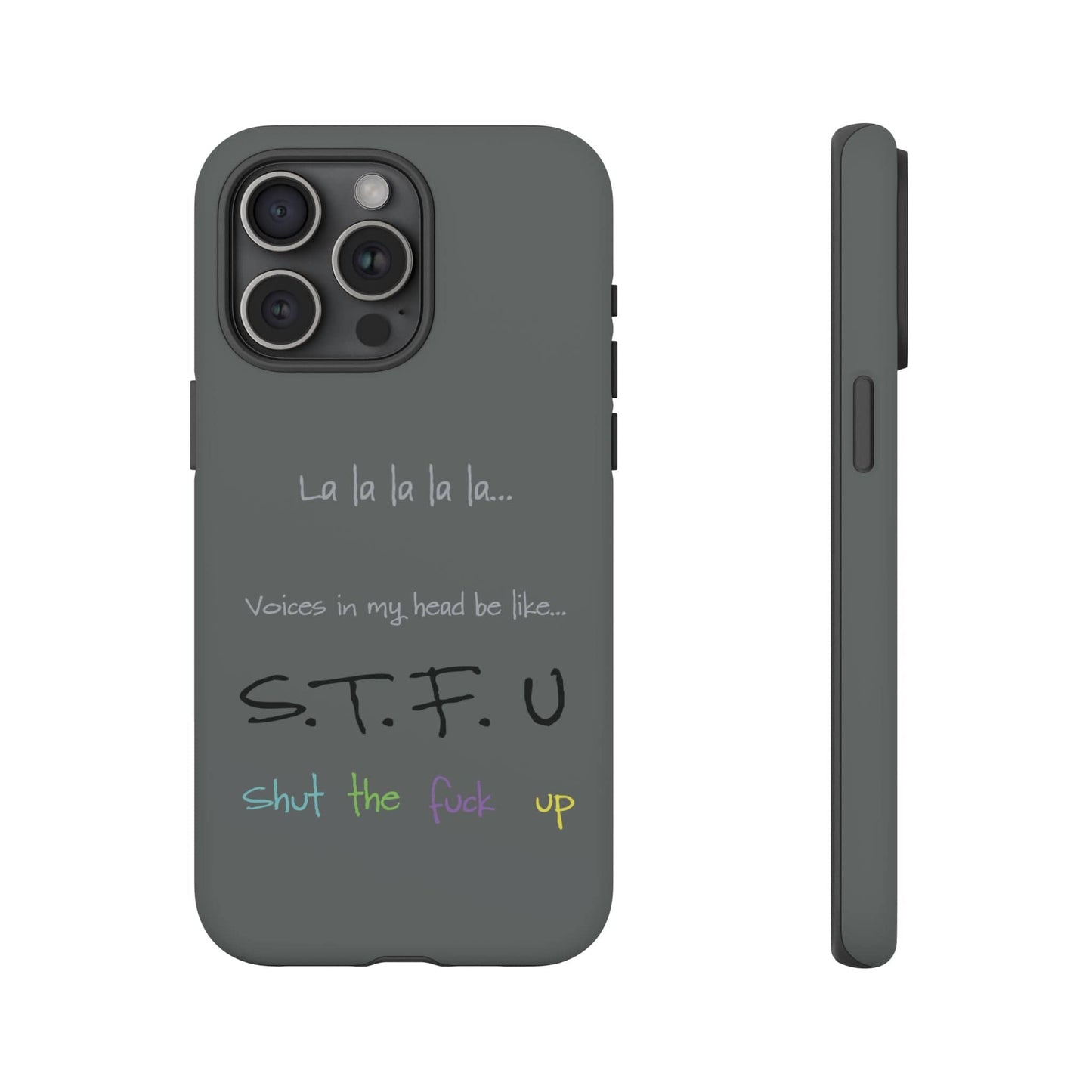 Printify Phone Case iPhone 15 Pro Max / Matte Shut the F*ck Up iPhone Case – Bold, Funny & Built to Protect