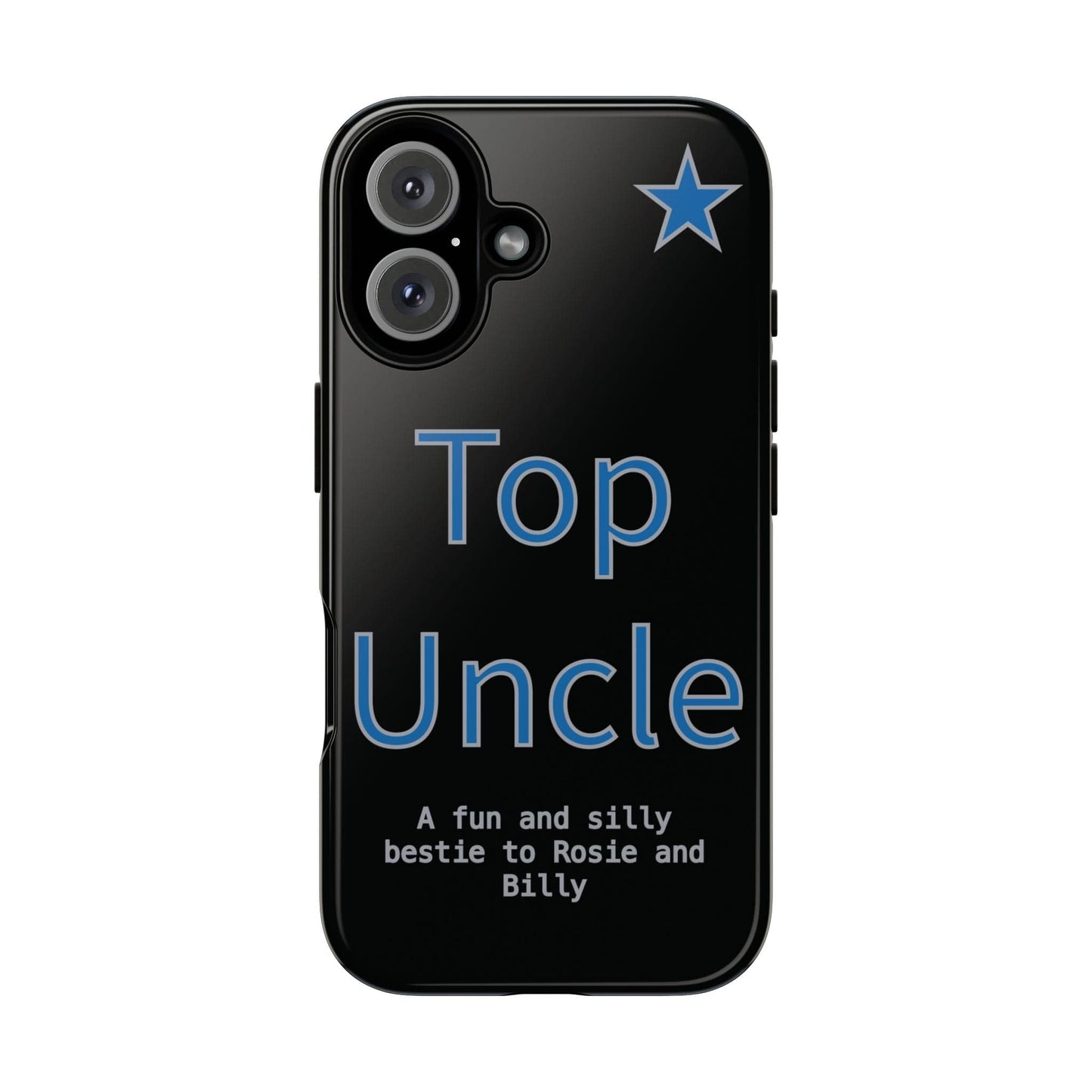 Printify Phone Case iPhone 16 / Glossy Personalised Top Uncle iPhone Case – A Fun & Practical Gift for Him