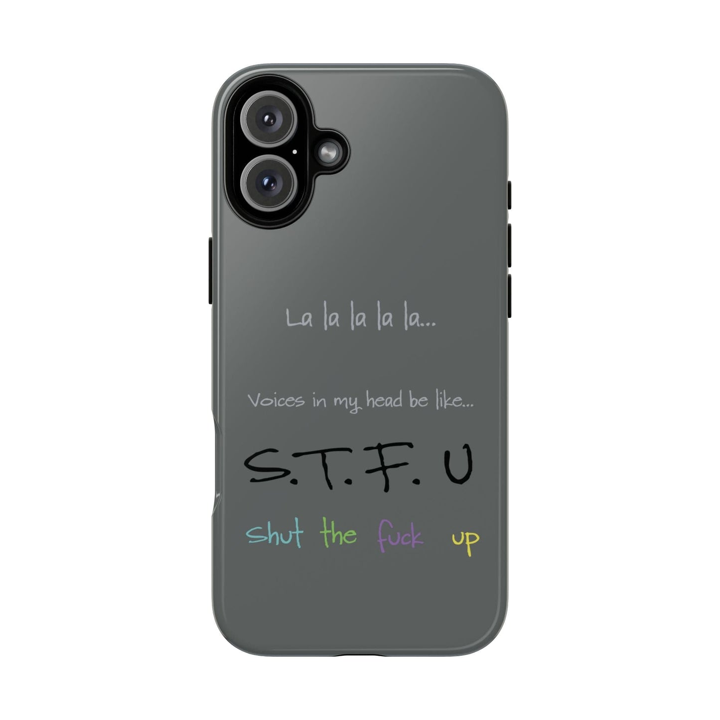 Printify Phone Case iPhone 16 Plus / Glossy Shut the F*ck Up iPhone Case – Bold, Funny & Built to Protect