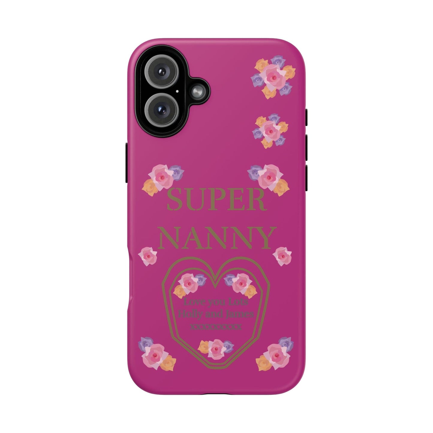 Printify Phone Case iPhone 16 Plus / Matte Personalised Super Nanny i Phone Cases