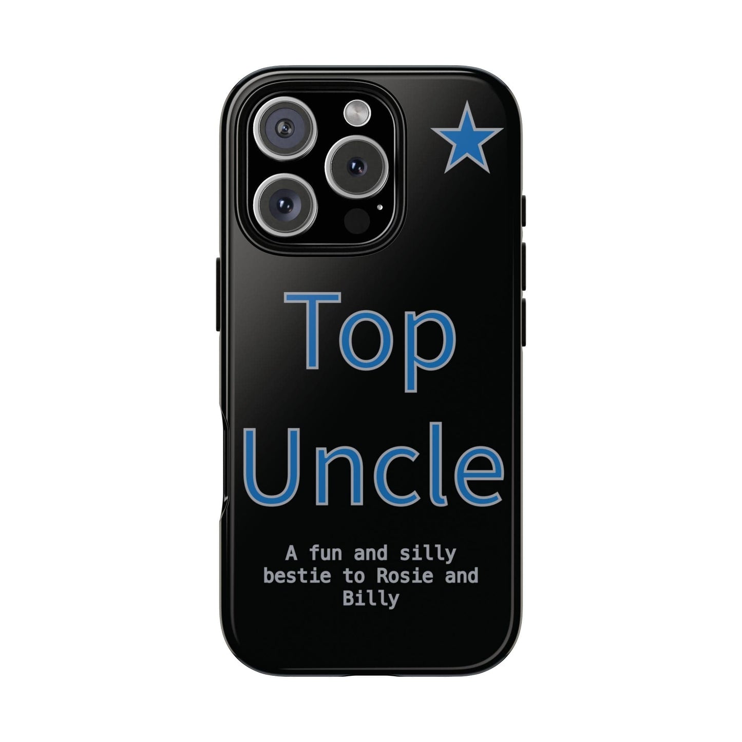 Printify Phone Case iPhone 16 Pro / Glossy Personalised Top Uncle iPhone Case – A Fun & Practical Gift for Him