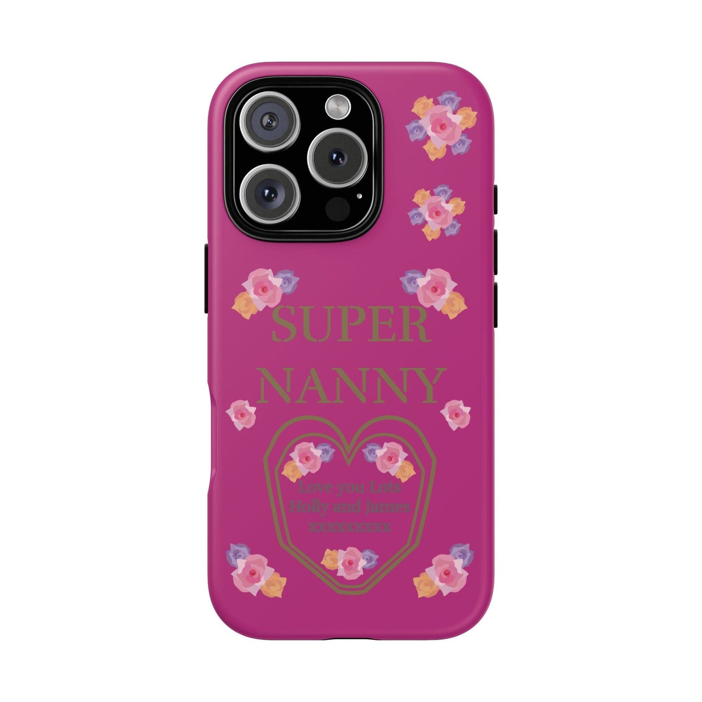 Printify Phone Case iPhone 16 Pro / Matte Personalised Super Nanny i Phone Cases