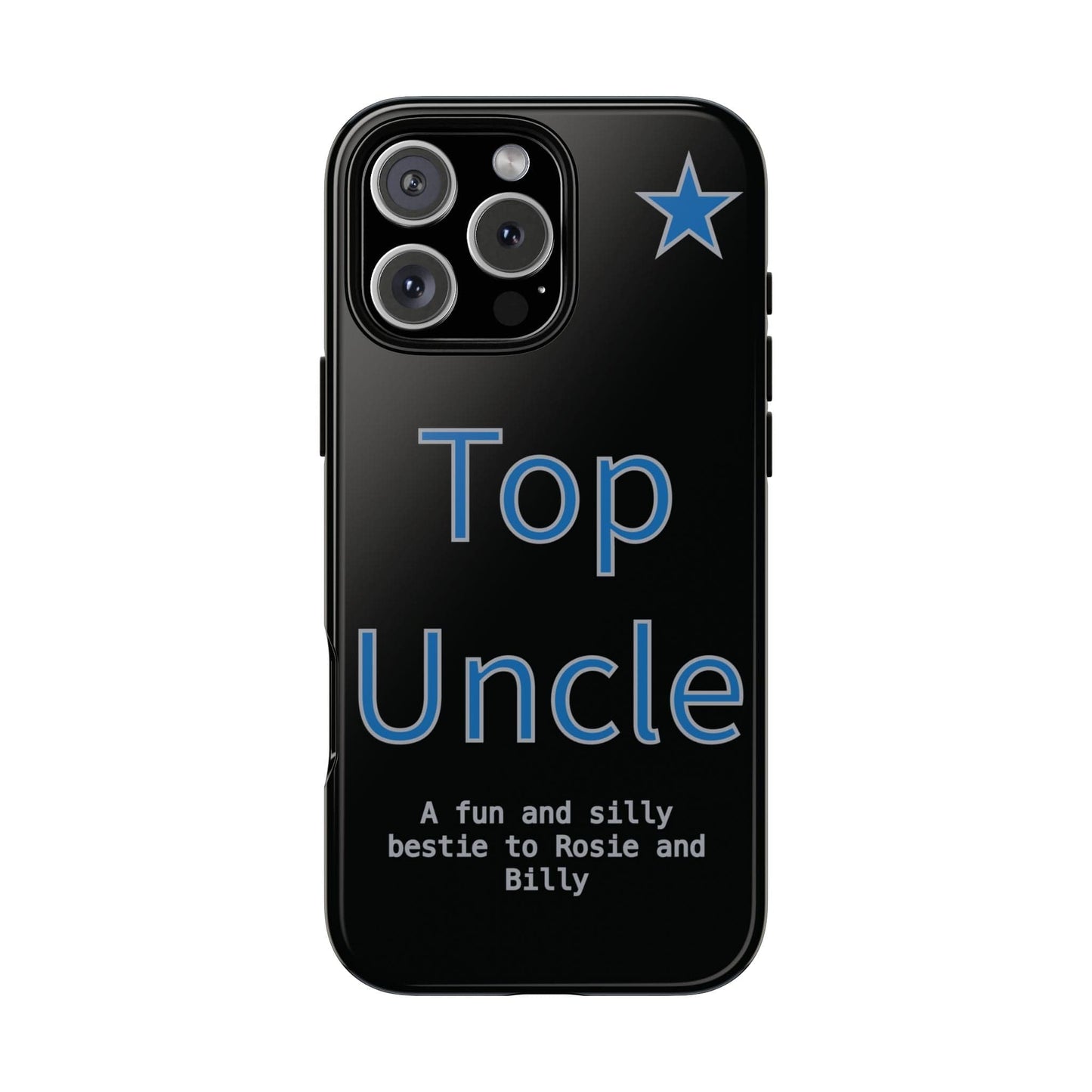 Printify Phone Case iPhone 16 Pro Max / Glossy Personalised Top Uncle iPhone Case – A Fun & Practical Gift for Him