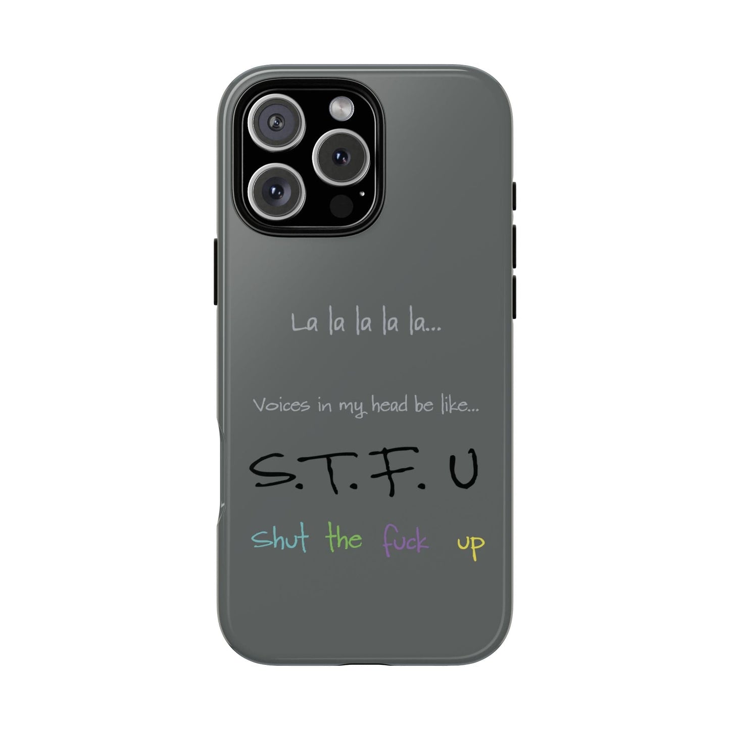 Printify Phone Case iPhone 16 Pro Max / Glossy Shut the F*ck Up iPhone Case – Bold, Funny & Built to Protect