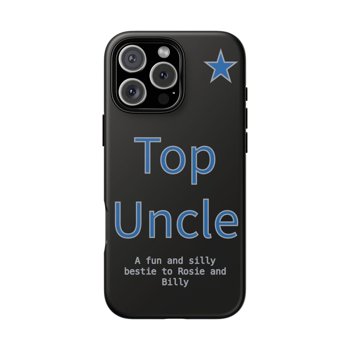 Printify Phone Case iPhone 16 Pro Max / Matte Personalised Top Uncle iPhone Case – A Fun & Practical Gift for Him