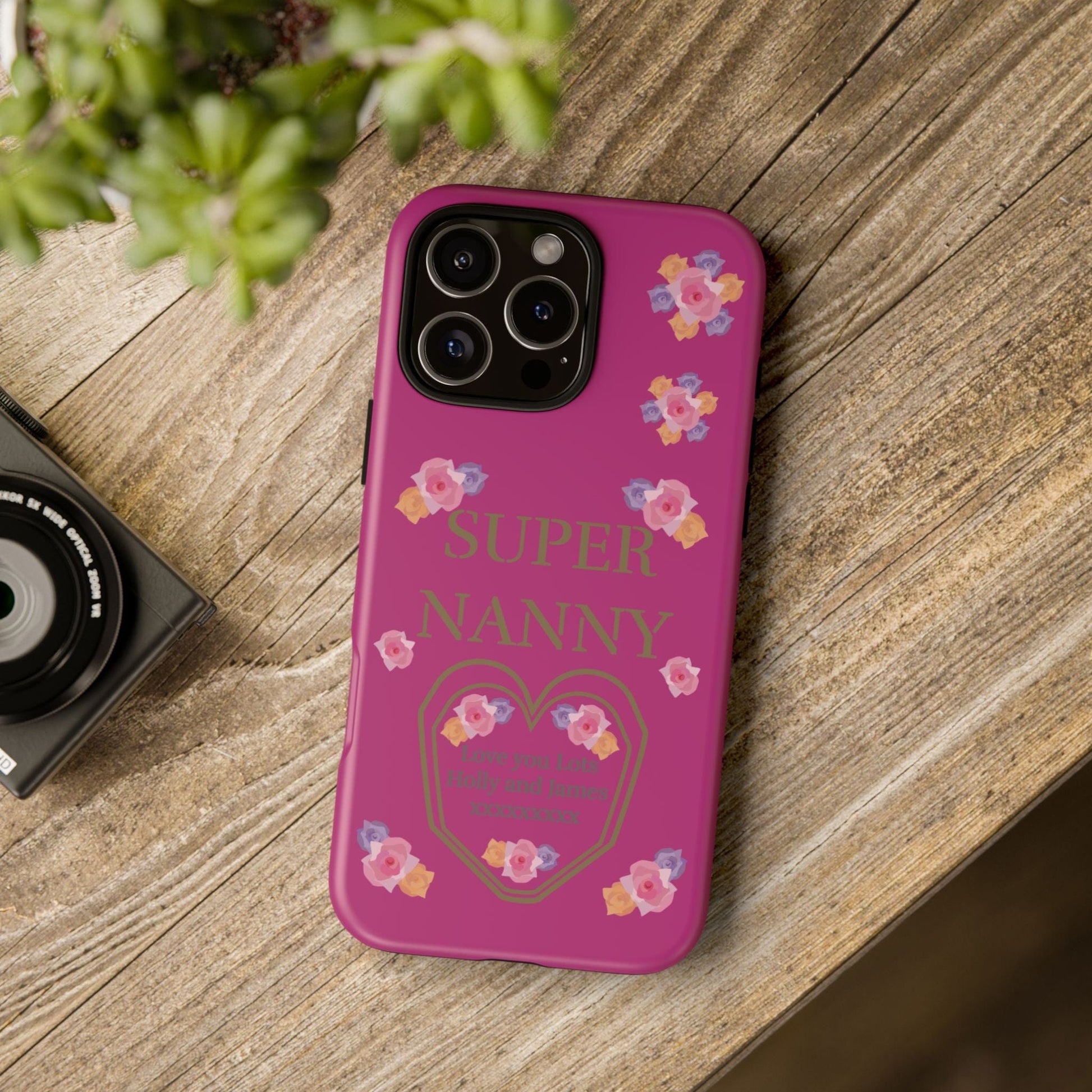 Printify Phone Case Personalised Super Nanny i Phone Cases