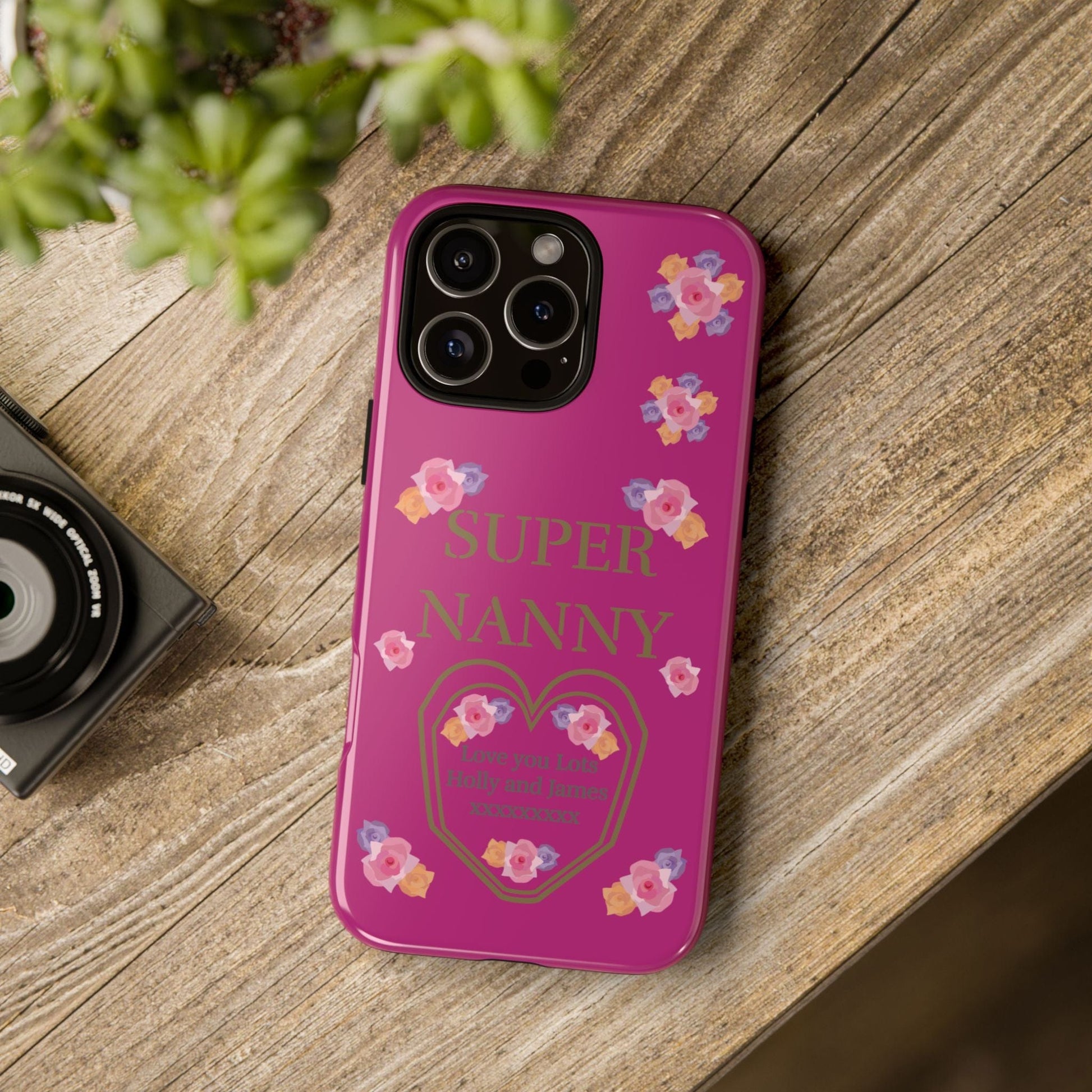 Printify Phone Case Personalised Super Nanny i Phone Cases