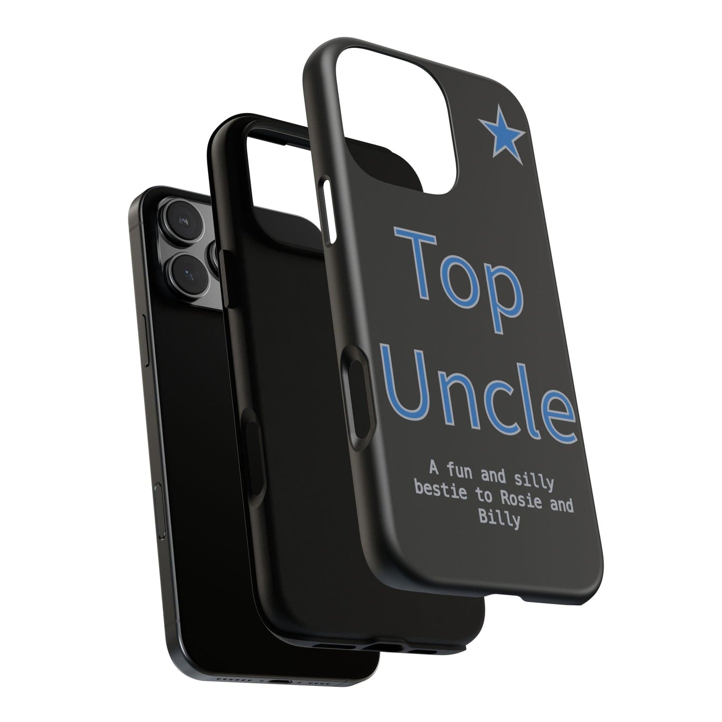 Printify Phone Case Personalised Top Uncle iPhone Case – A Fun & Practical Gift for Him
