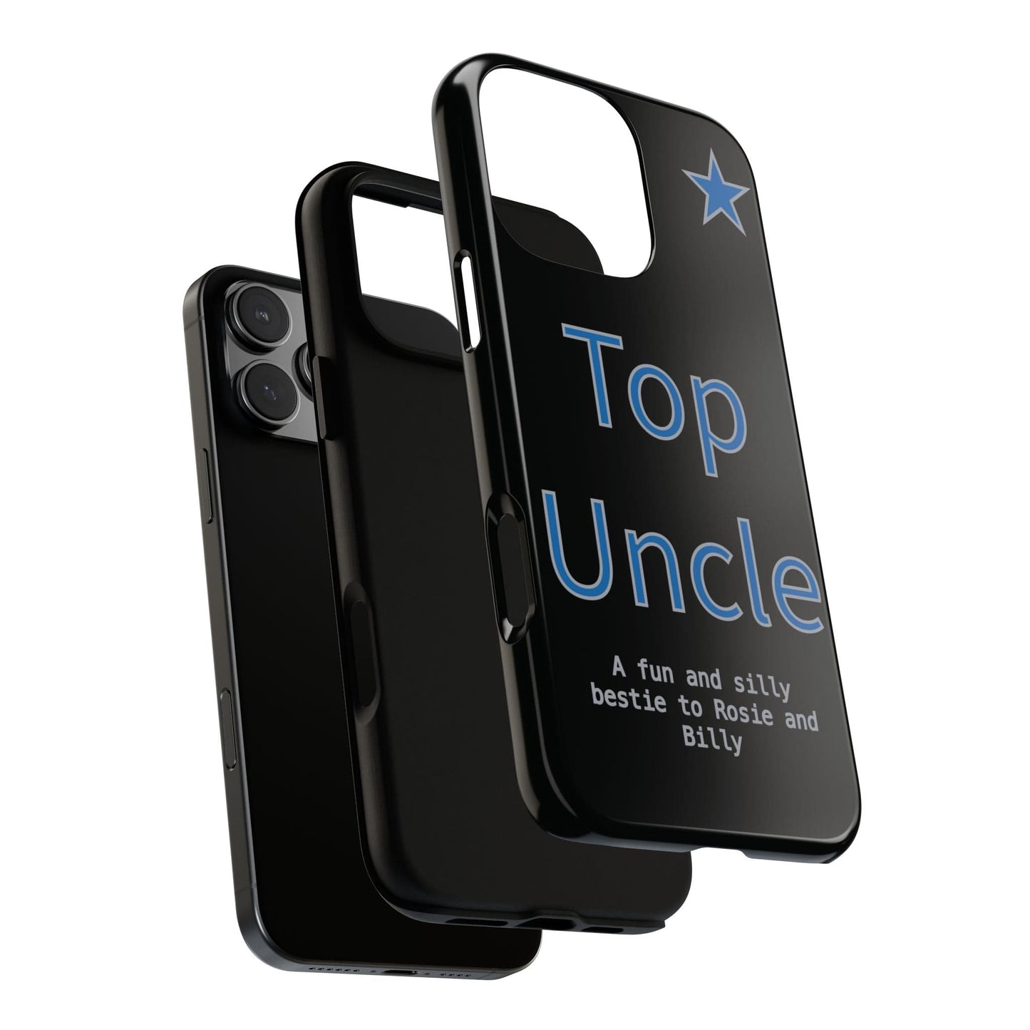Printify Phone Case Personalised Top Uncle iPhone Case – A Fun & Practical Gift for Him