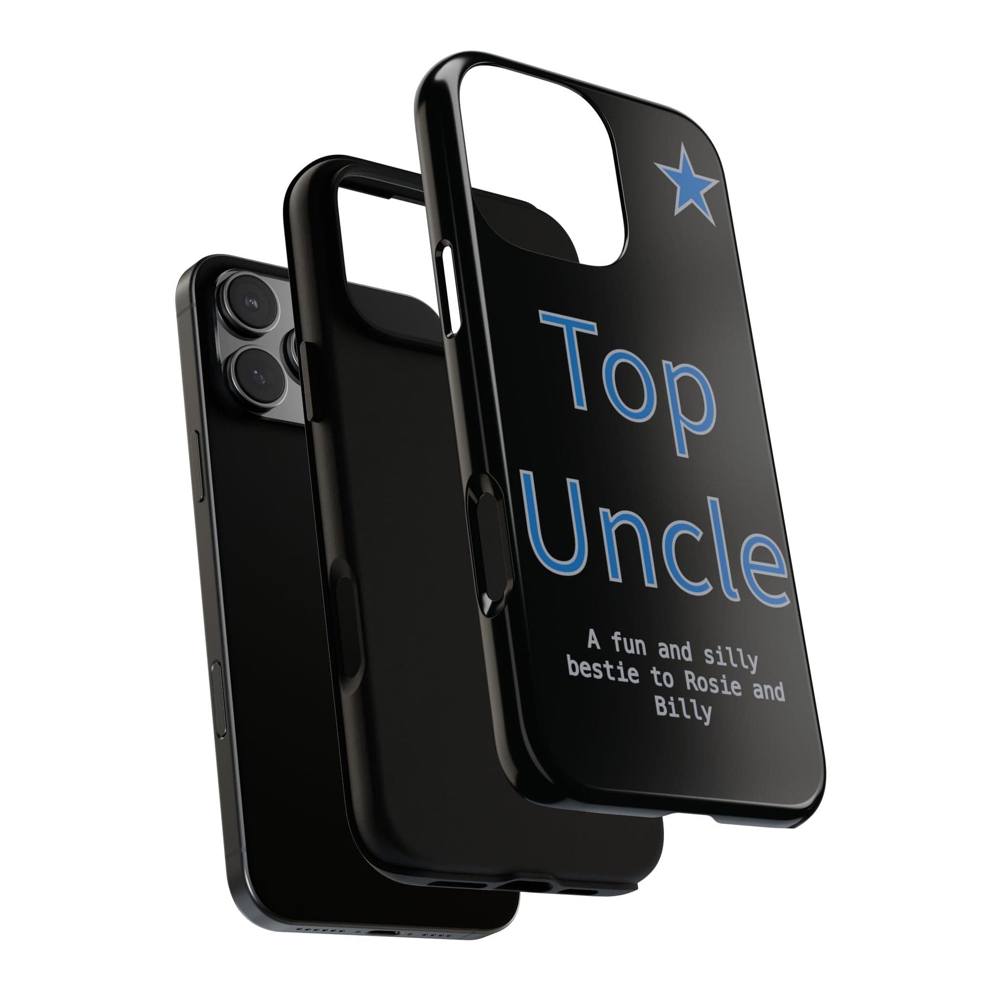 Printify Phone Case Personalised Top Uncle iPhone Case – A Fun & Practical Gift for Him