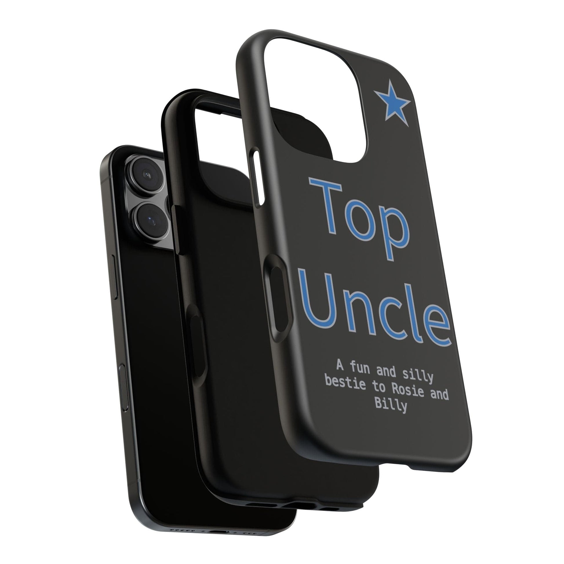 Printify Phone Case Personalised Top Uncle iPhone Case – A Fun & Practical Gift for Him