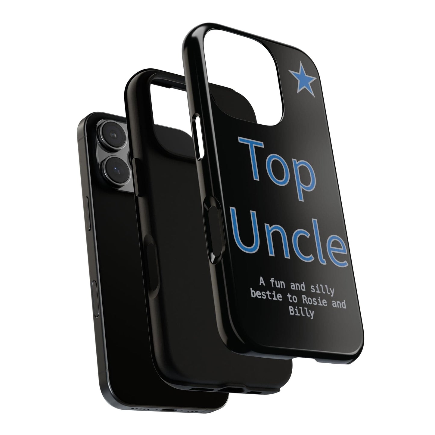 Printify Phone Case Personalised Top Uncle iPhone Case – A Fun & Practical Gift for Him