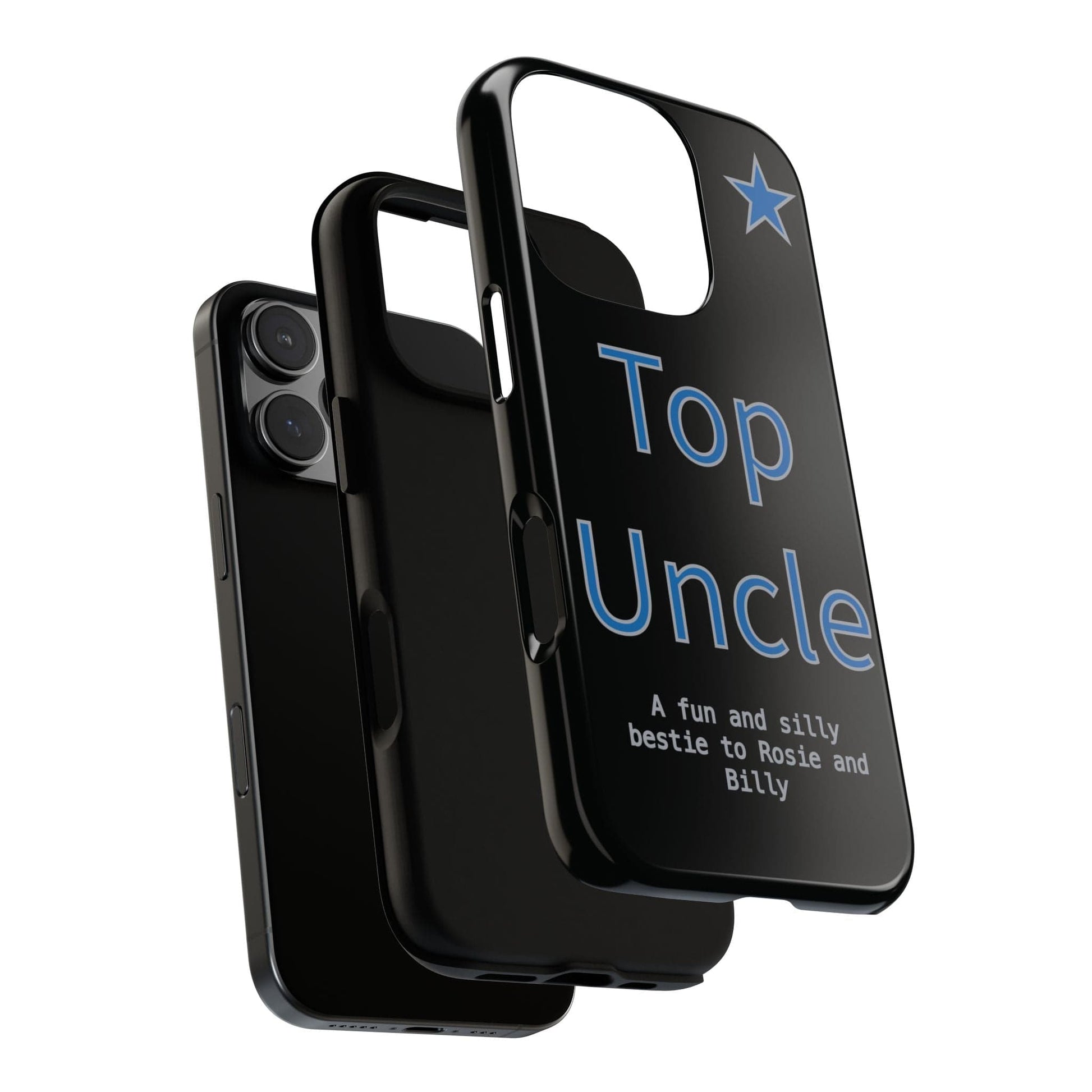 Printify Phone Case Personalised Top Uncle iPhone Case – A Fun & Practical Gift for Him