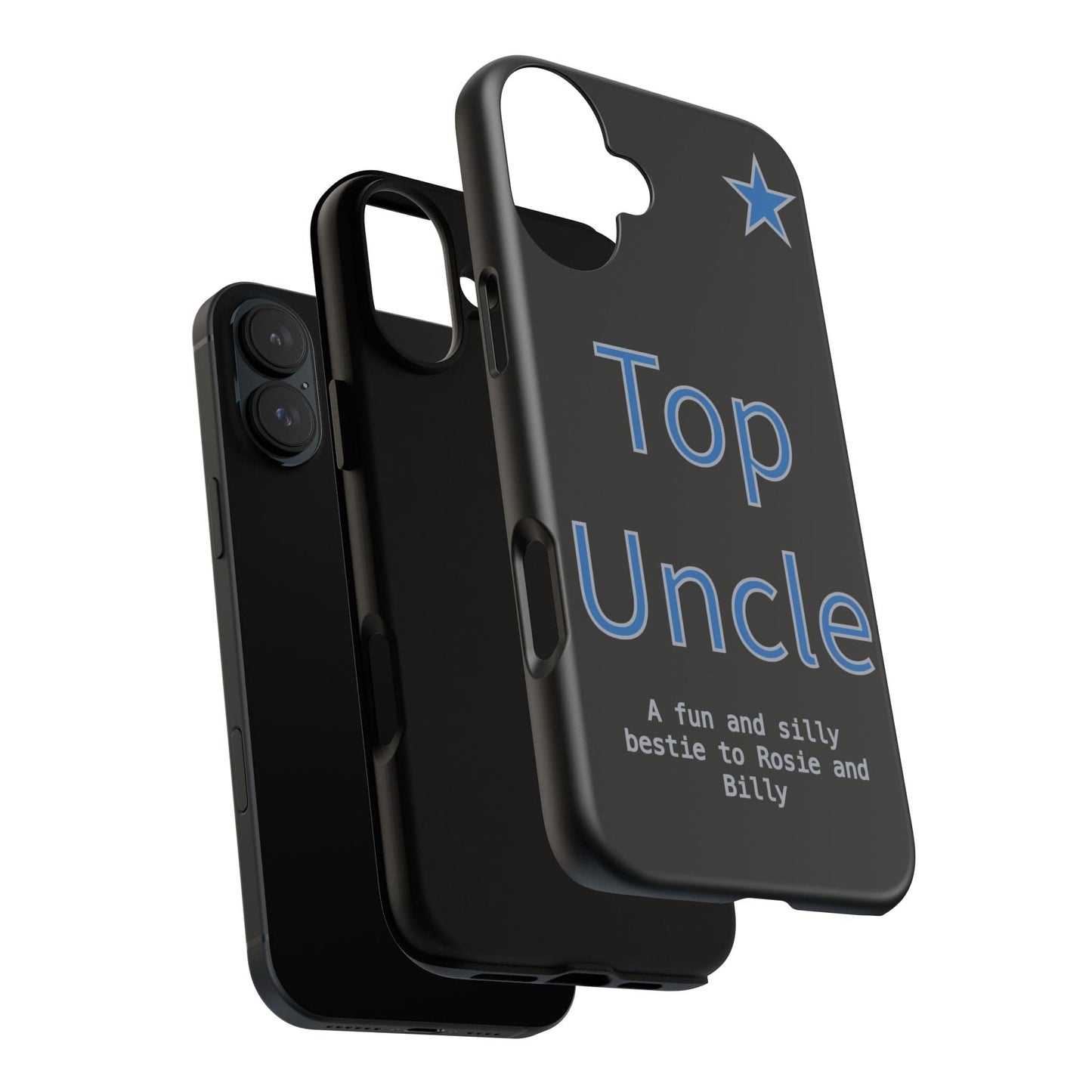 Printify Phone Case Personalised Top Uncle iPhone Case – A Fun & Practical Gift for Him