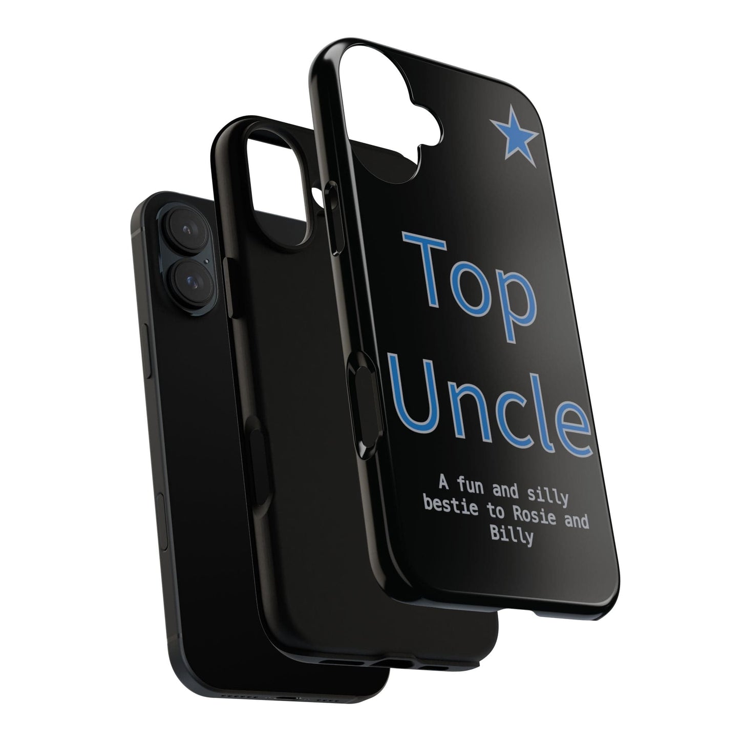 Printify Phone Case Personalised Top Uncle iPhone Case – A Fun & Practical Gift for Him