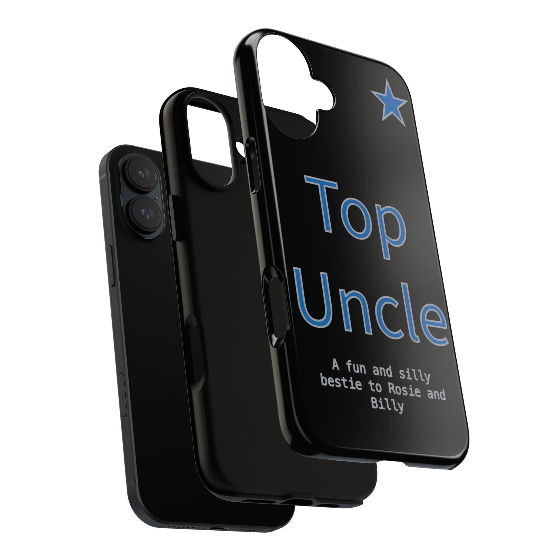Printify Phone Case Personalised Top Uncle iPhone Case – A Fun & Practical Gift for Him