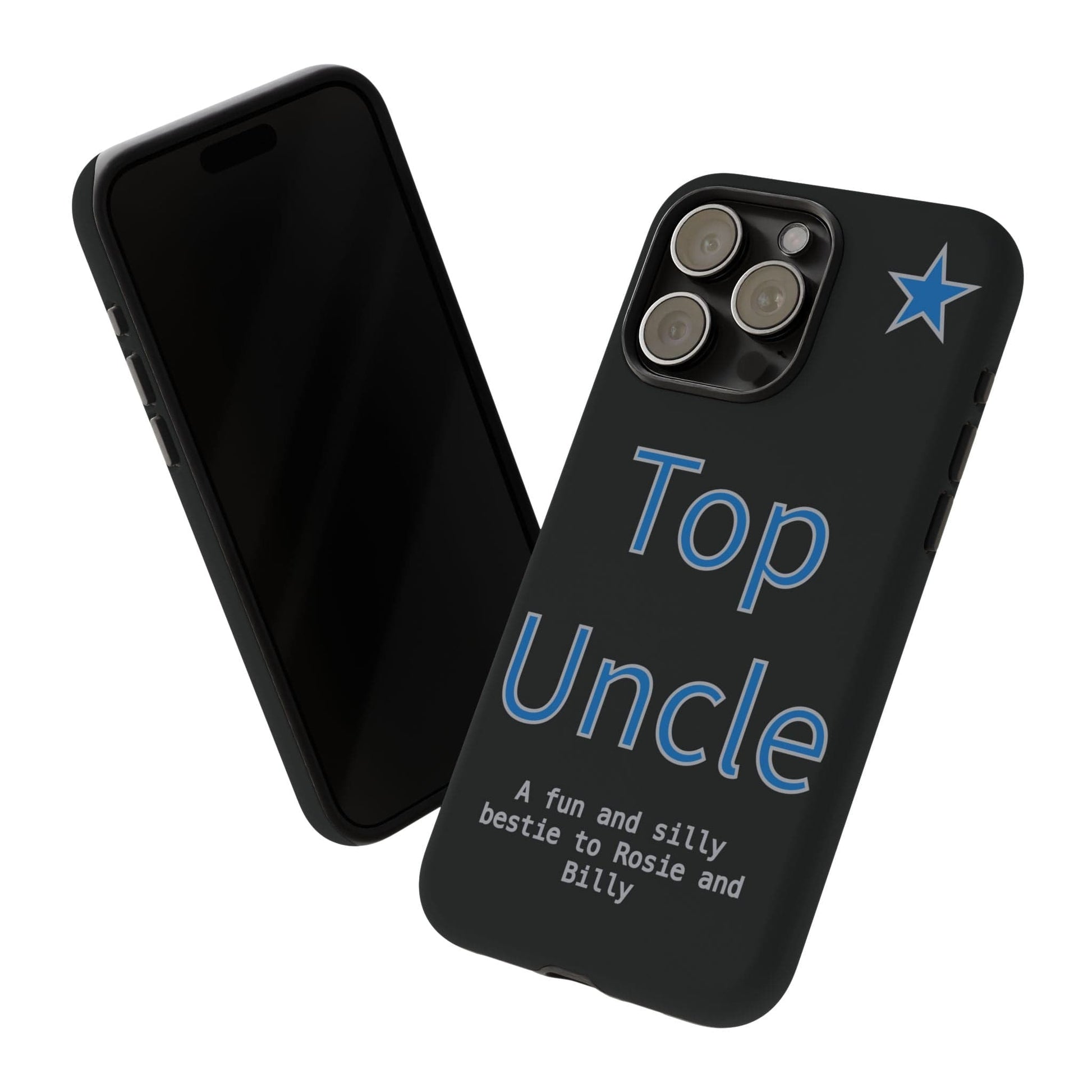Printify Phone Case Personalised Top Uncle iPhone Case – A Fun & Practical Gift for Him