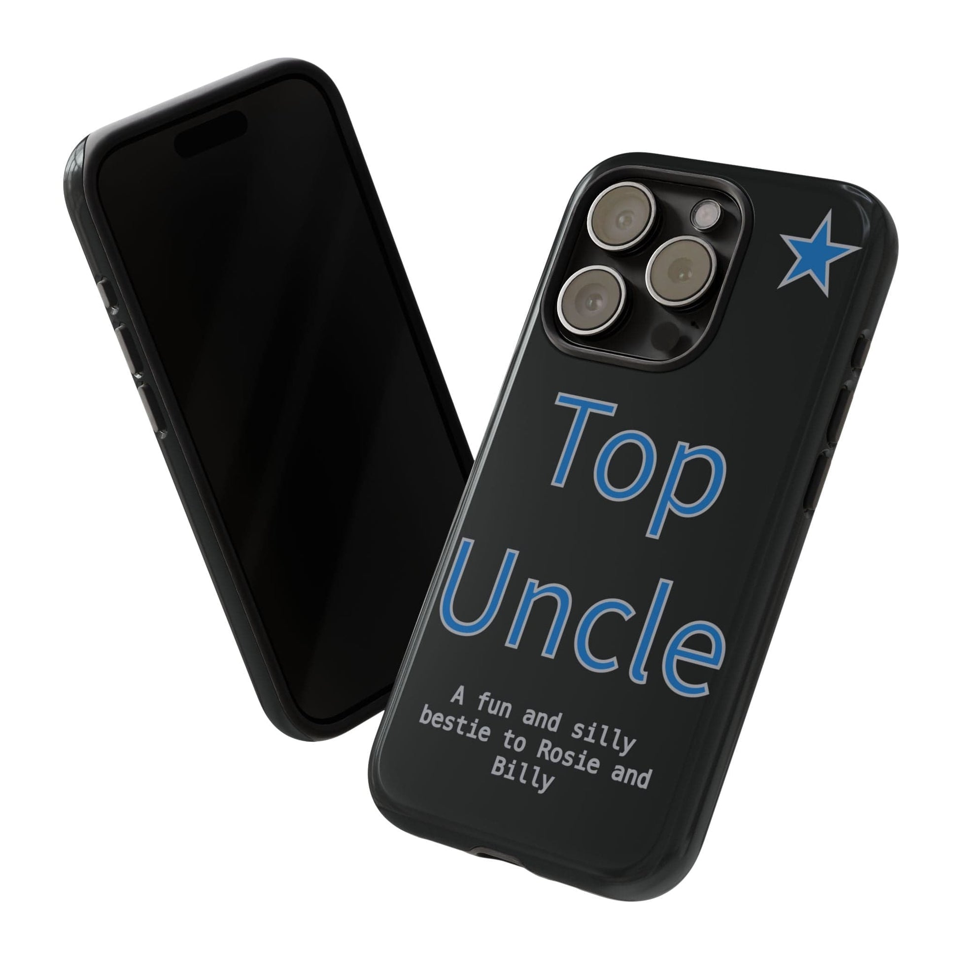 Printify Phone Case Personalised Top Uncle iPhone Case – A Fun & Practical Gift for Him
