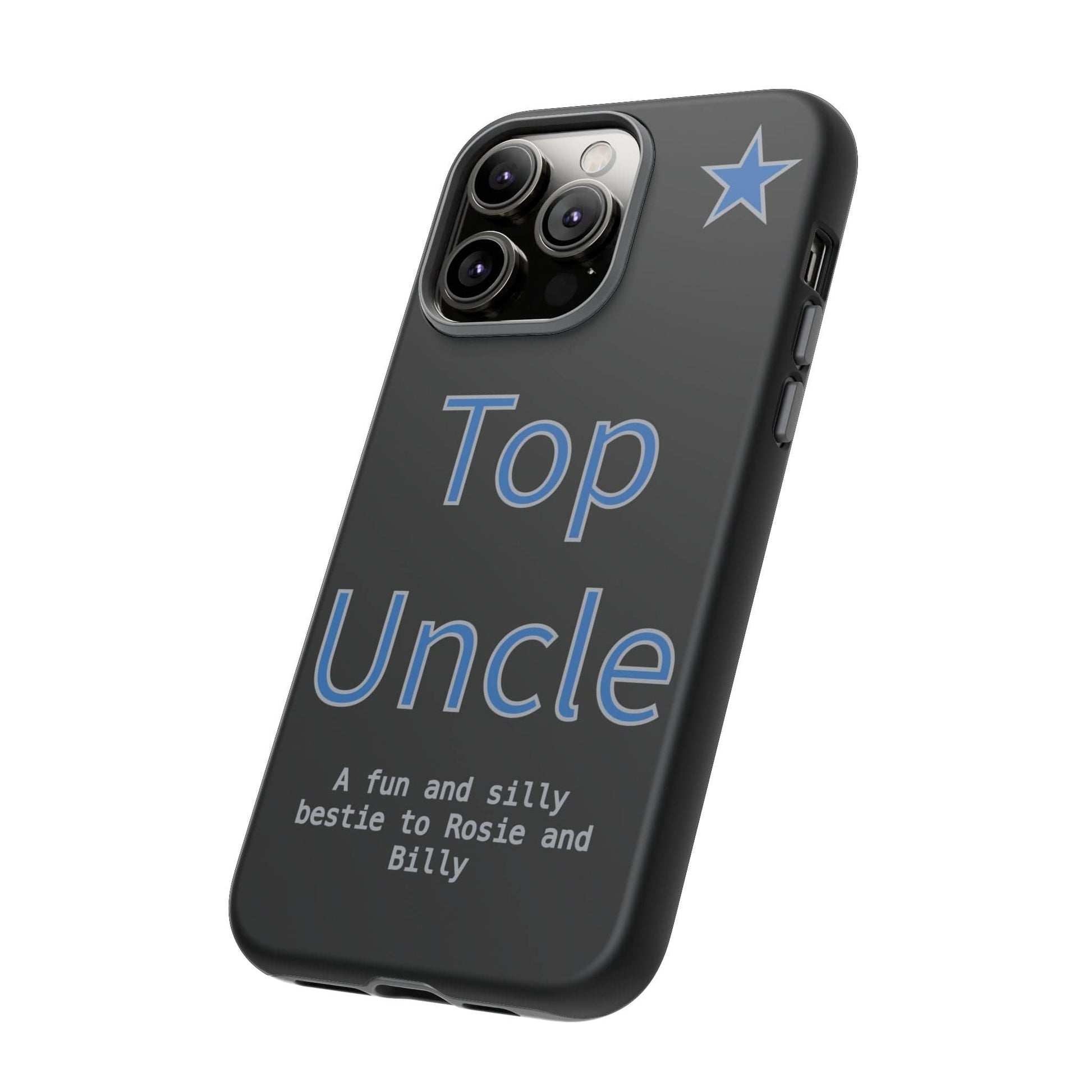 Printify Phone Case Personalised Top Uncle iPhone Case – A Fun & Practical Gift for Him