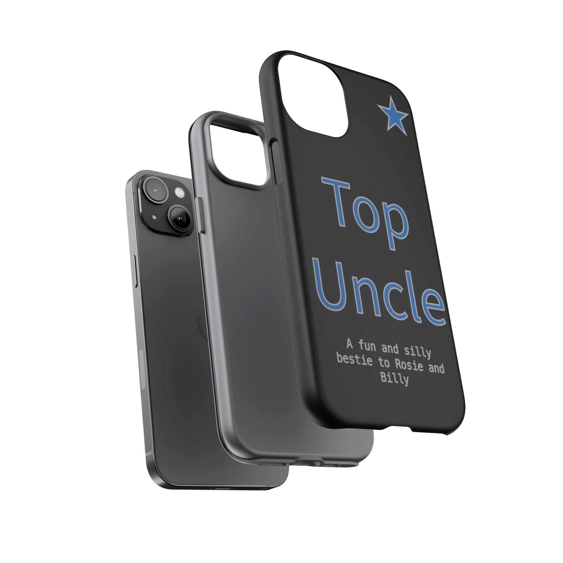 Printify Phone Case Personalised Top Uncle iPhone Case – A Fun & Practical Gift for Him