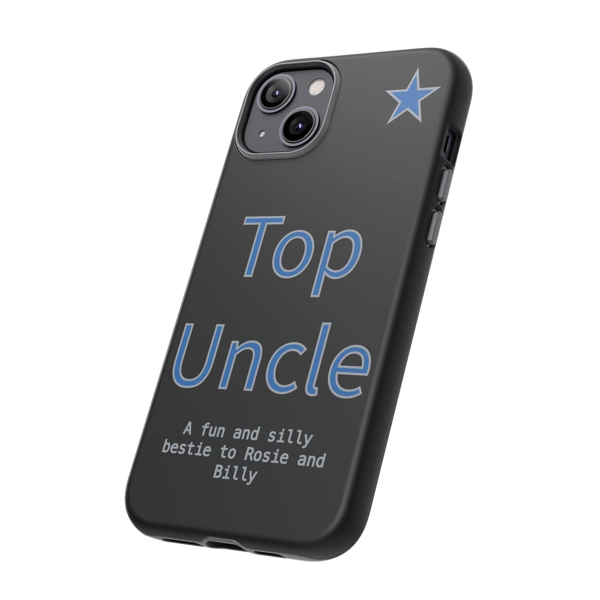 Printify Phone Case Personalised Top Uncle iPhone Case – A Fun & Practical Gift for Him