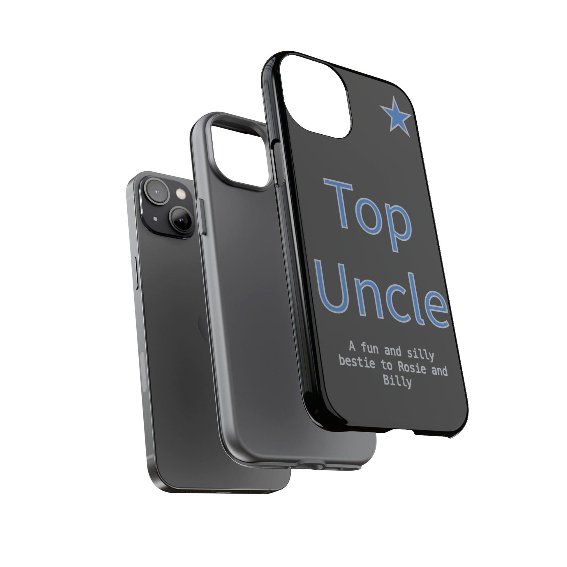 Printify Phone Case Personalised Top Uncle iPhone Case – A Fun & Practical Gift for Him