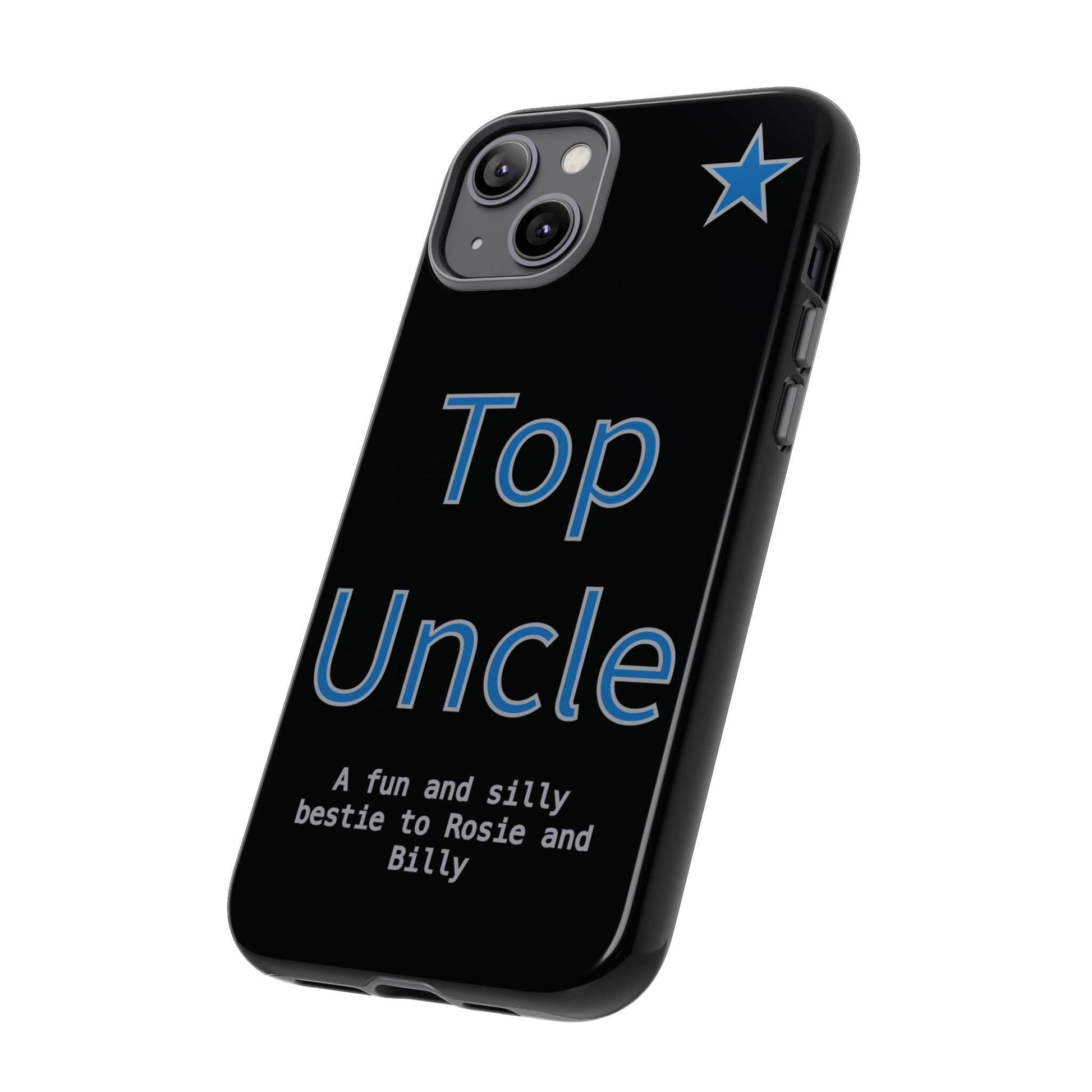 Printify Phone Case Personalised Top Uncle iPhone Case – A Fun & Practical Gift for Him