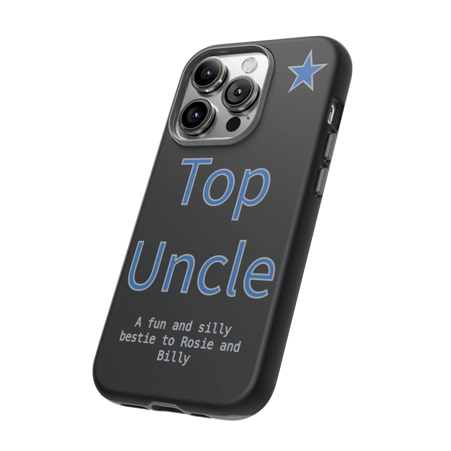 Printify Phone Case Personalised Top Uncle iPhone Case – A Fun & Practical Gift for Him