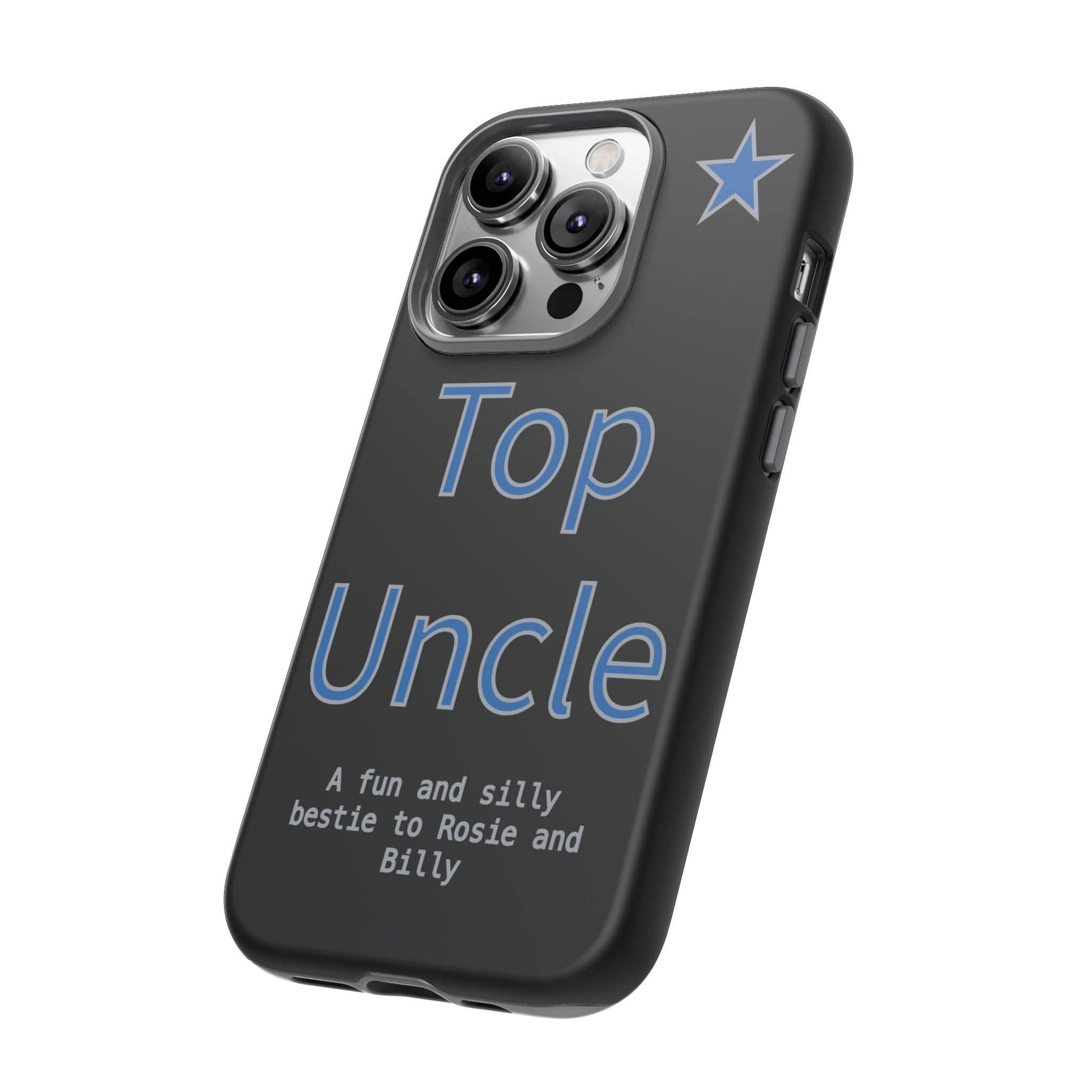 Printify Phone Case Personalised Top Uncle iPhone Case – A Fun & Practical Gift for Him