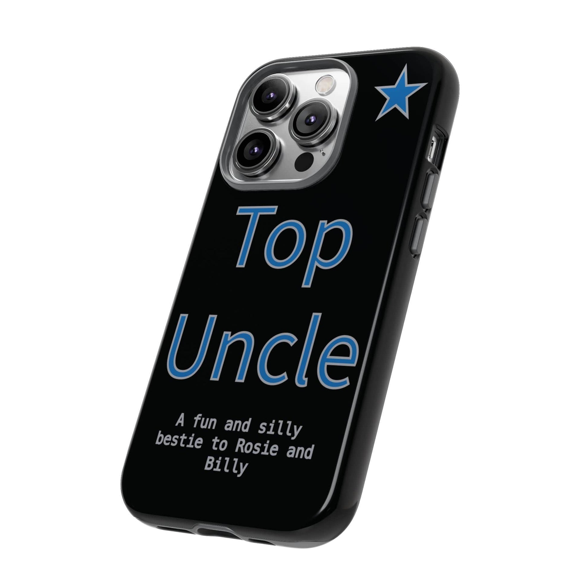 Printify Phone Case Personalised Top Uncle iPhone Case – A Fun & Practical Gift for Him