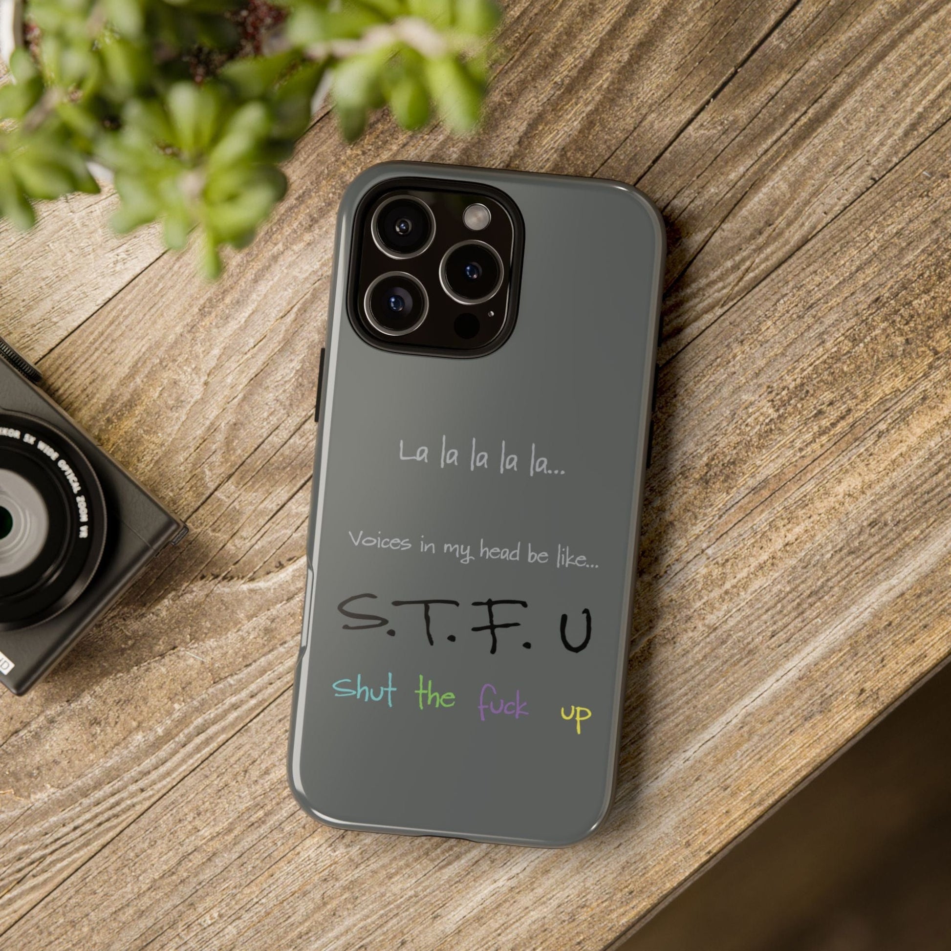 Printify Phone Case Shut the F*ck Up iPhone Case – Bold, Funny & Built to Protect