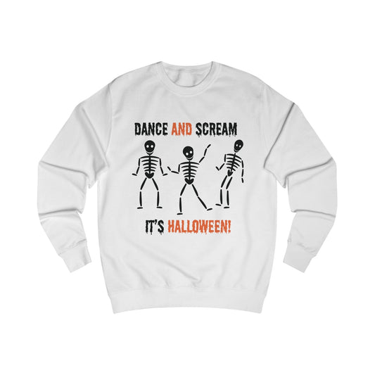 Printify Sweatshirt Arctic White / S Skeleton Dance Sweatshirt