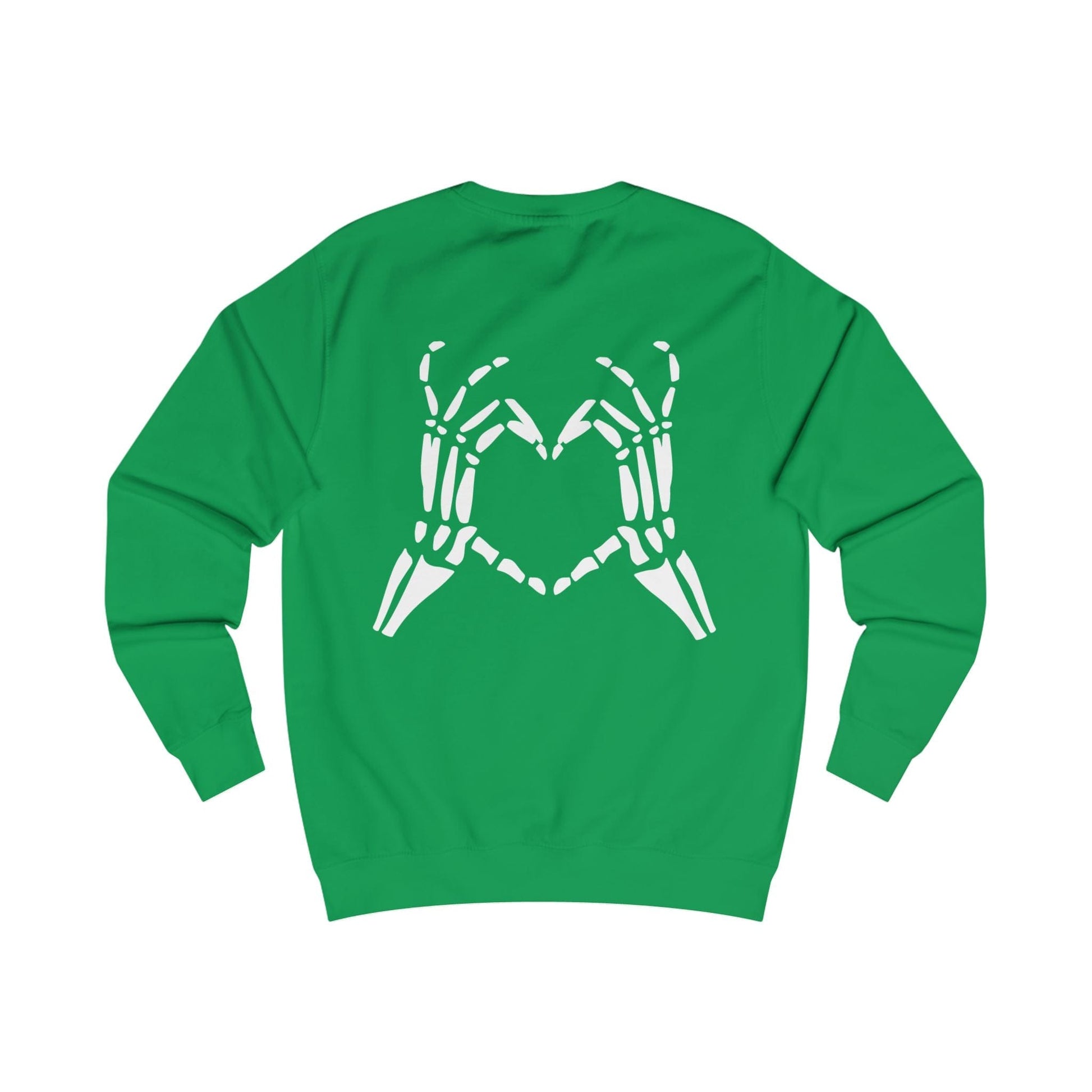 Printify Sweatshirt Halloween Heart Hands Sweatshirt