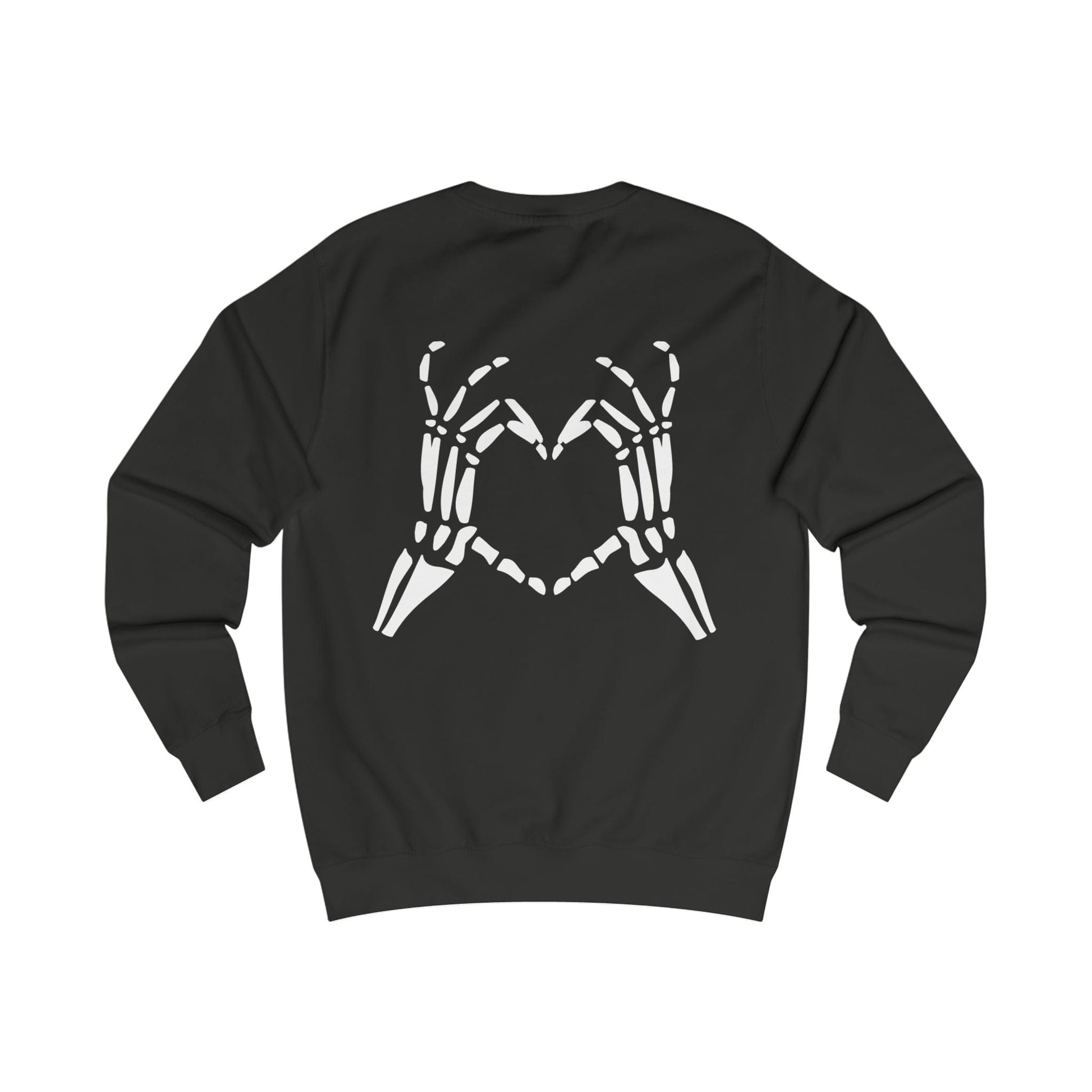 Printify Sweatshirt Halloween Heart Hands Sweatshirt
