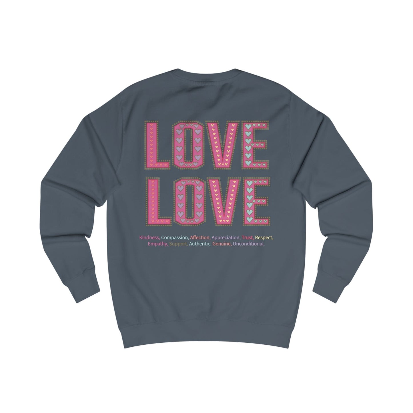 Printify Sweatshirt Love Love Sweatshirt Various Colours