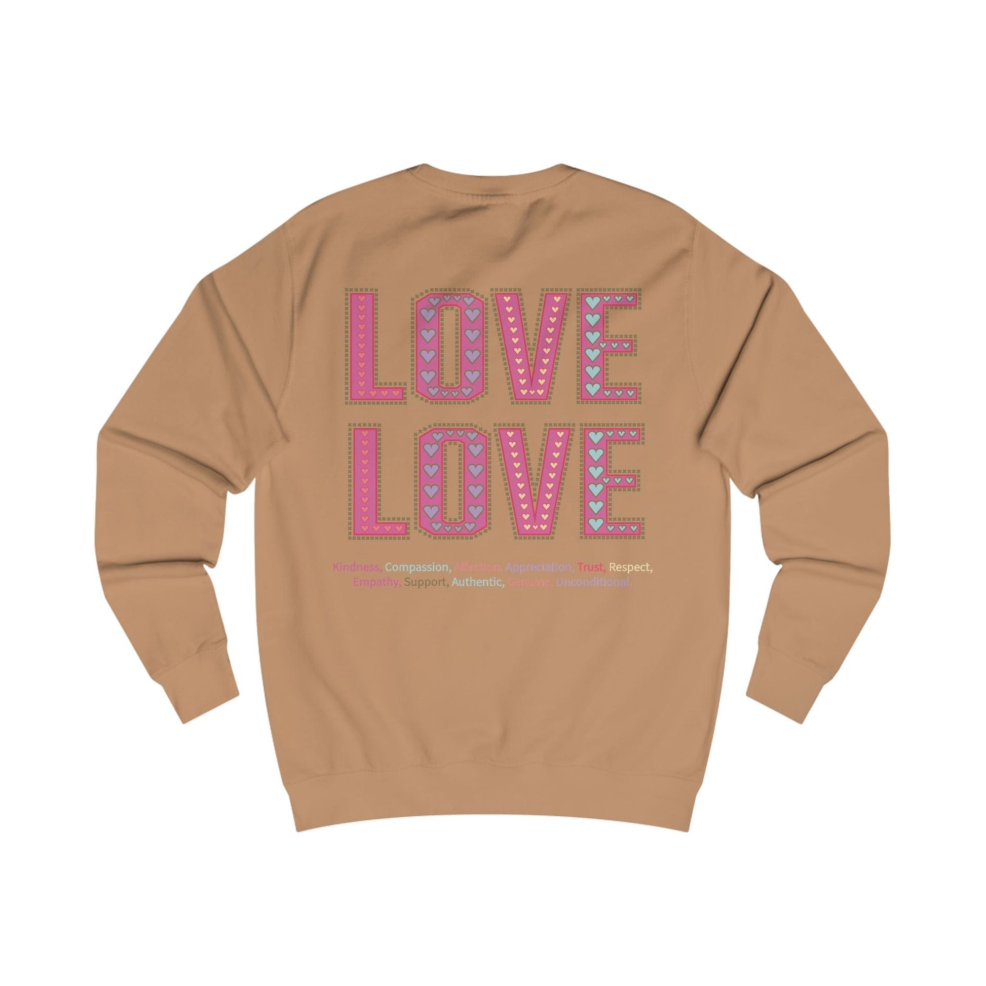 Printify Sweatshirt Love Love Sweatshirt Various Colours