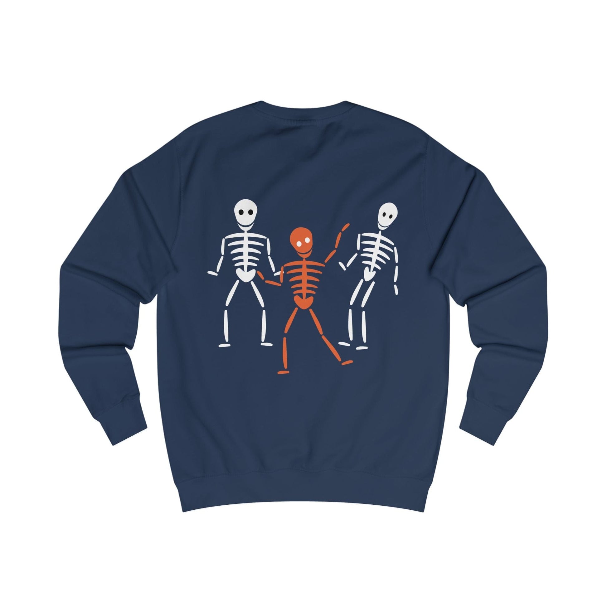 Printify Sweatshirt Skeleton dance dark base Sweatshirt