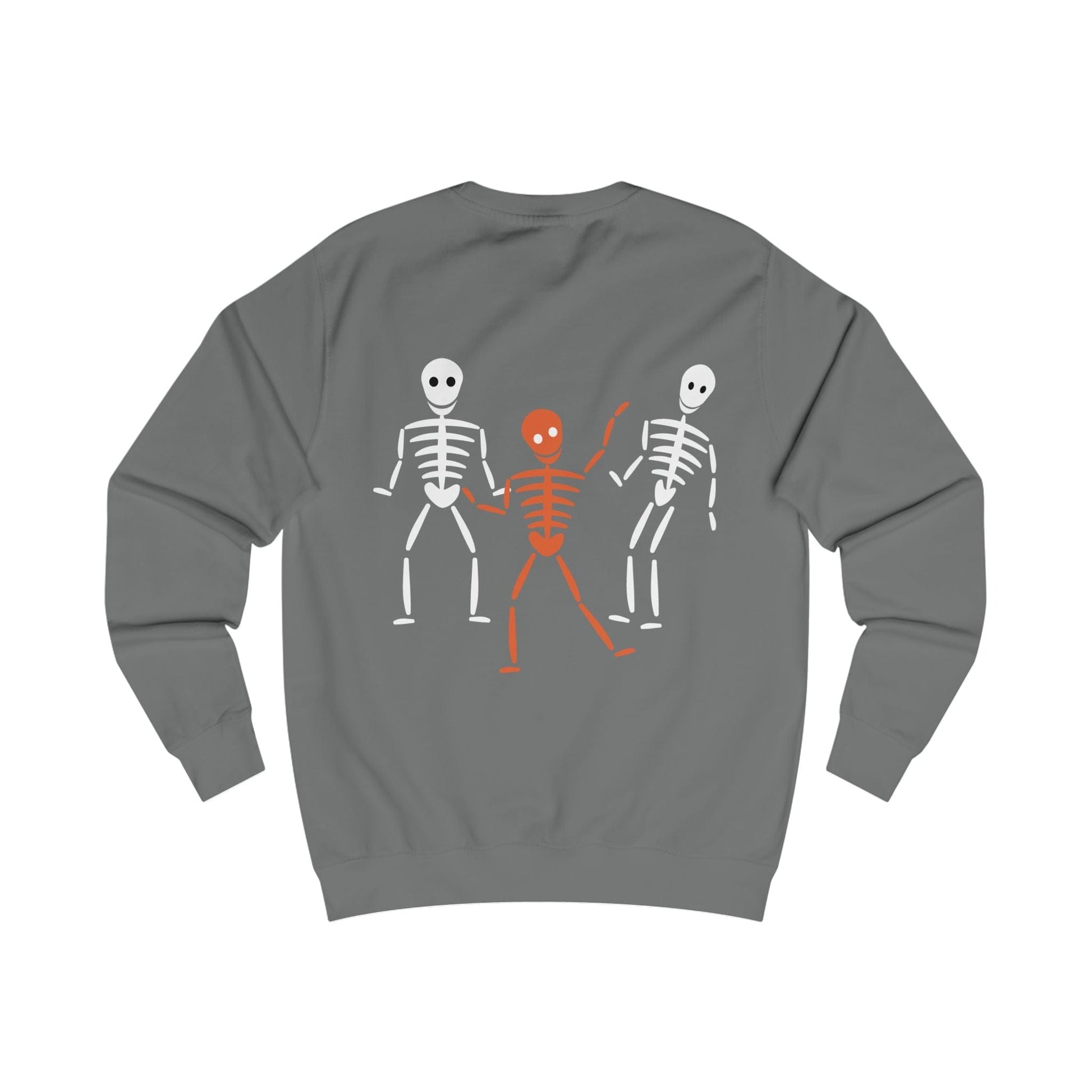Printify Sweatshirt Skeleton dance dark base Sweatshirt
