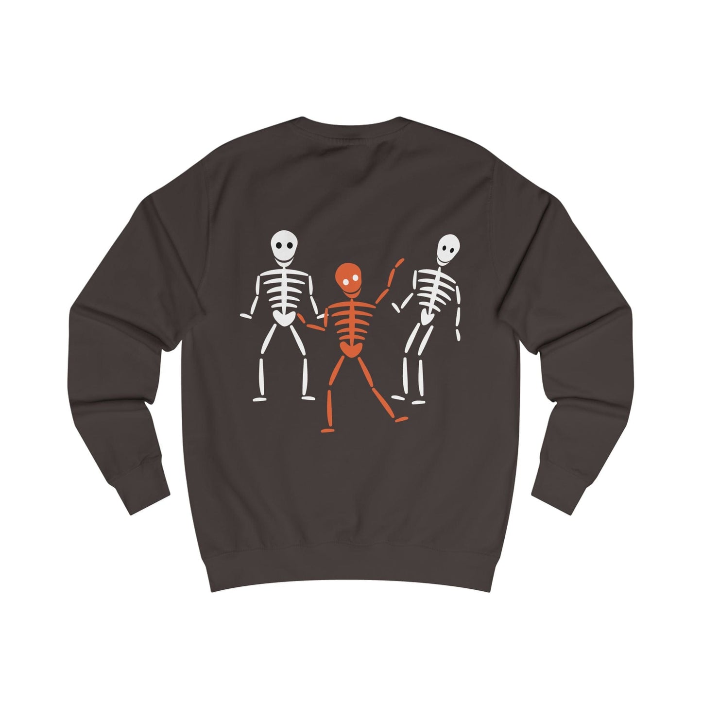 Printify Sweatshirt Skeleton dance dark base Sweatshirt
