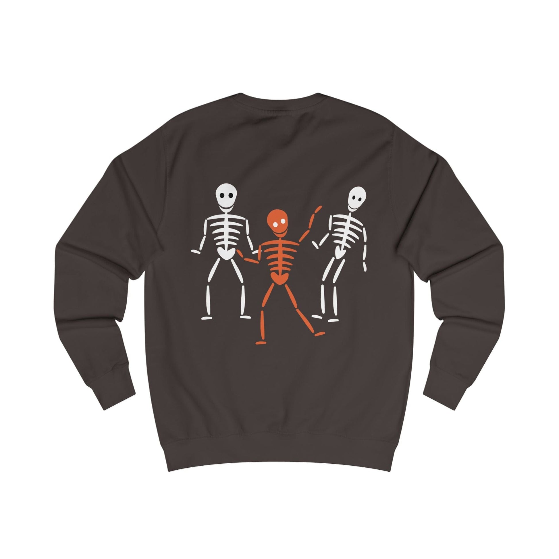 Printify Sweatshirt Skeleton dance dark base Sweatshirt