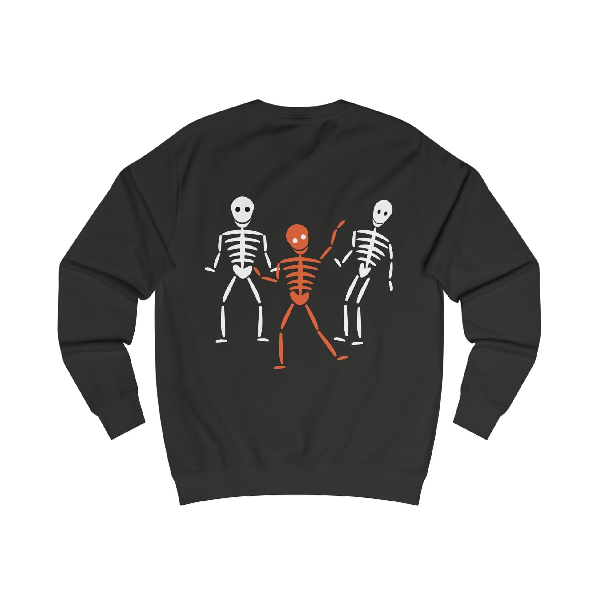 Printify Sweatshirt Skeleton dance dark base Sweatshirt