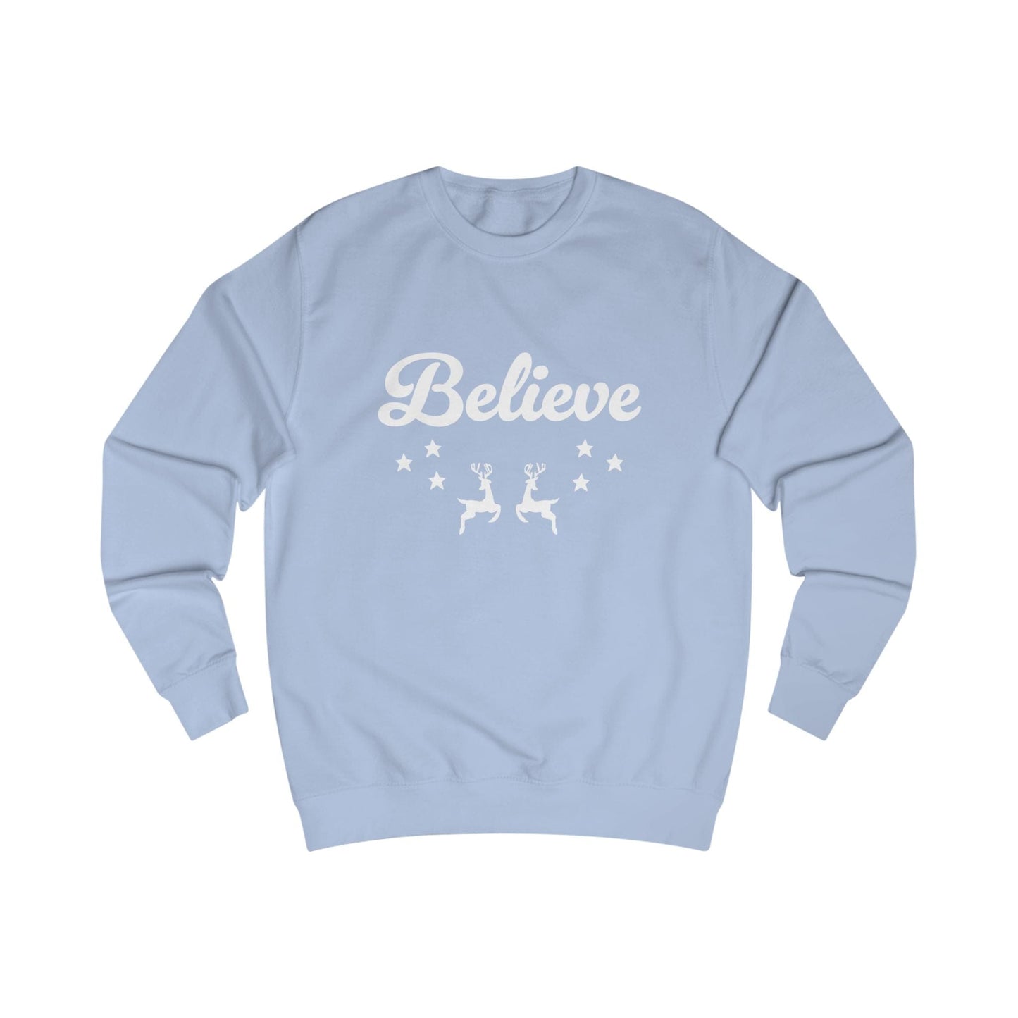 Printify Sweatshirt Sky Blue / S Believe in the Magic Christmas Jumper