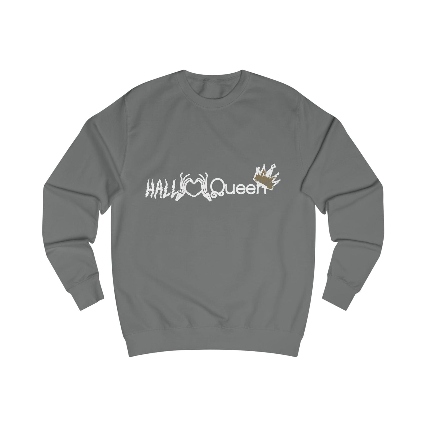 Printify Sweatshirt Steel Grey / S Halloqueen Sweatshirt