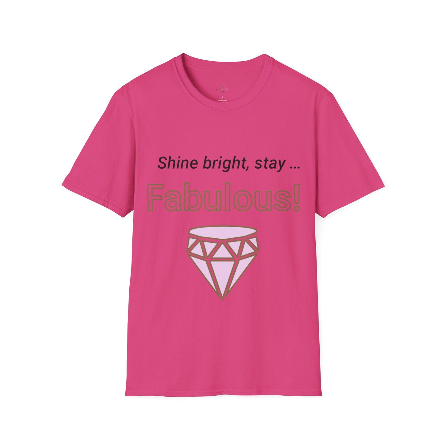 Printify T-Shirt Heliconia / S Fabulous Diamond Icon T-Shirt