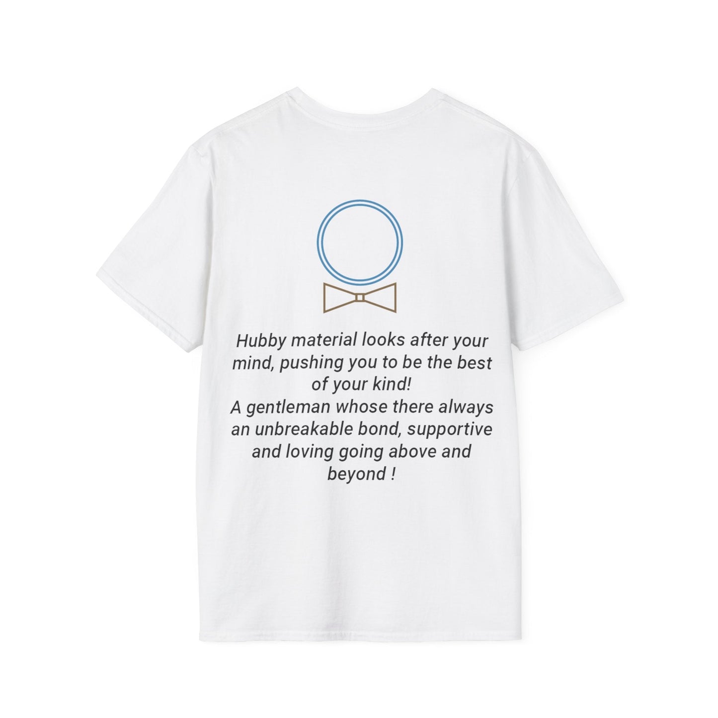 Printify T-Shirt Hubby material T-Shirt