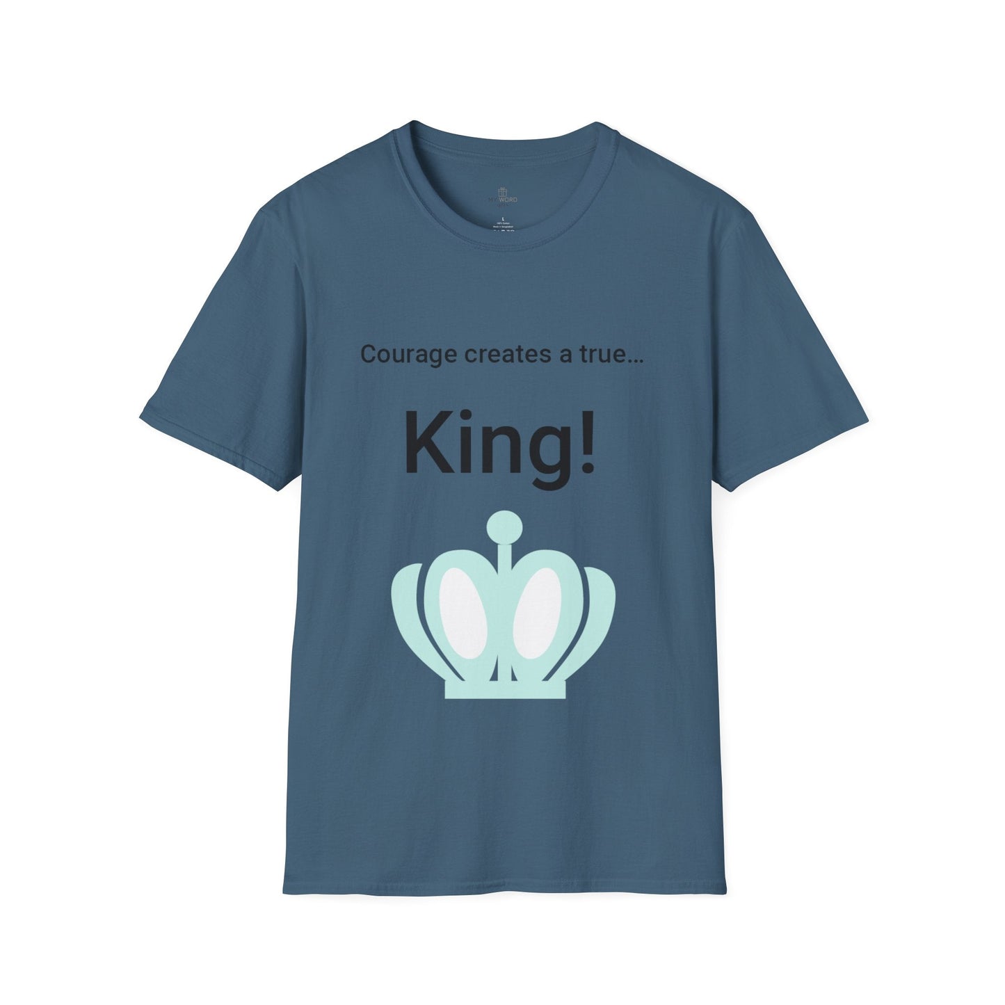 Printify T-Shirt Indigo Blue / S Courage King T-Shirt