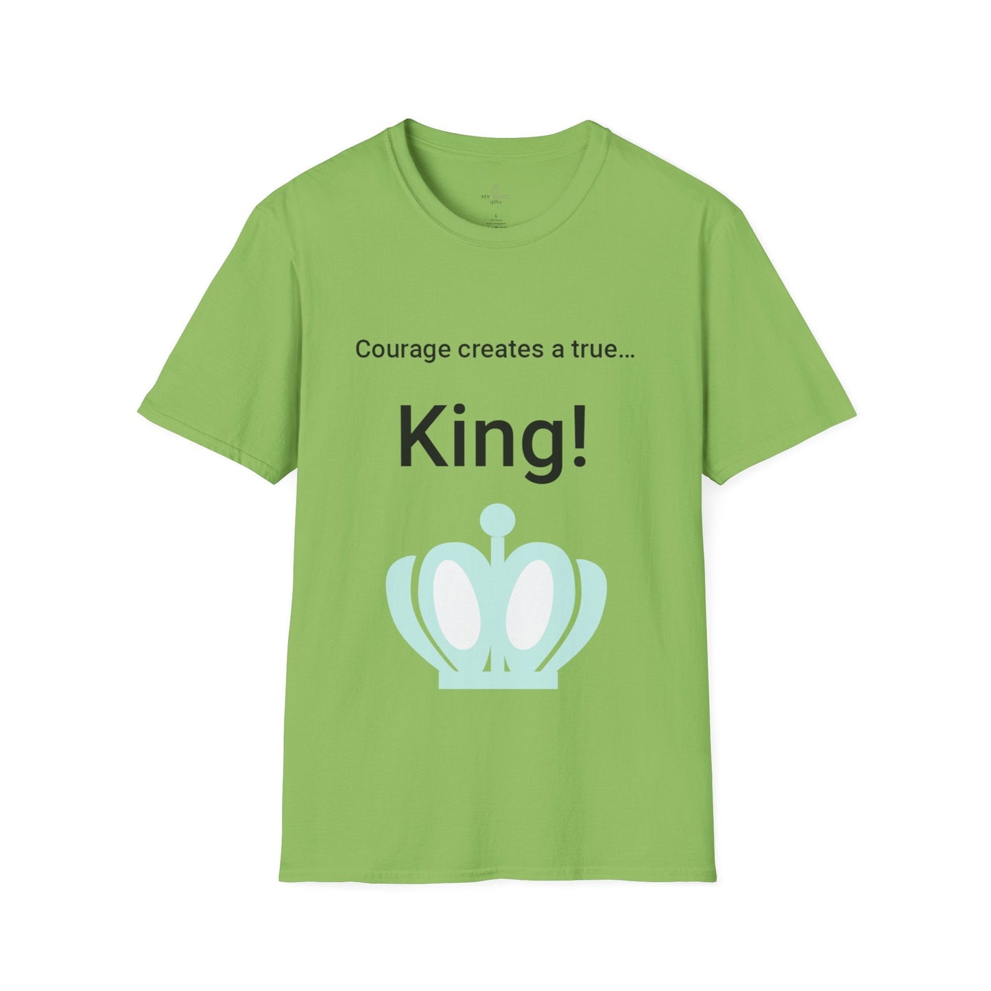Printify T-Shirt Lime / S Courage King T-Shirt
