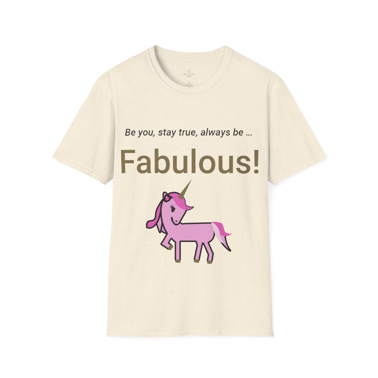 Printify T-Shirt Natural / S Fabulous Unicorn T-Shirt