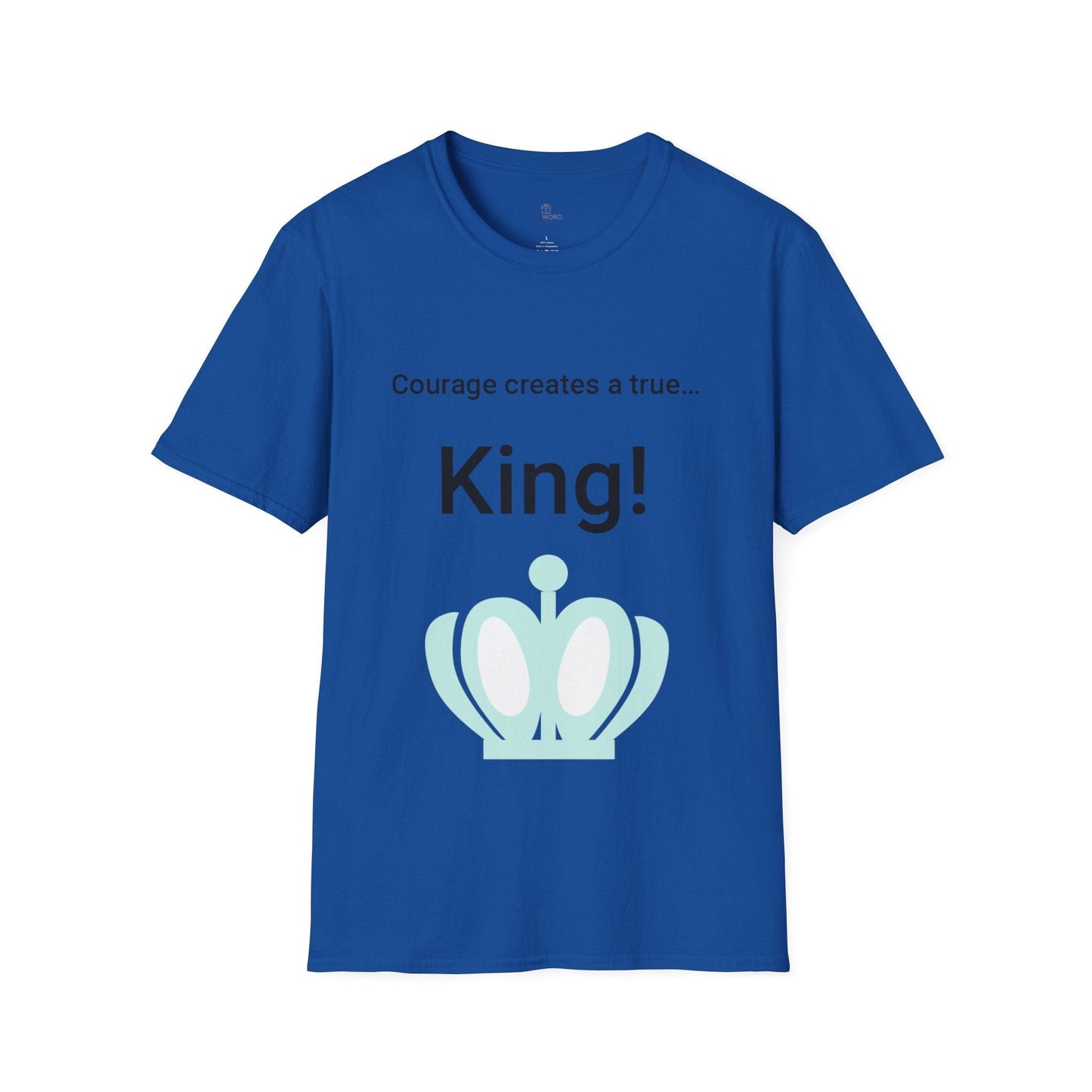 Printify T-Shirt Royal / S Courage King T-Shirt
